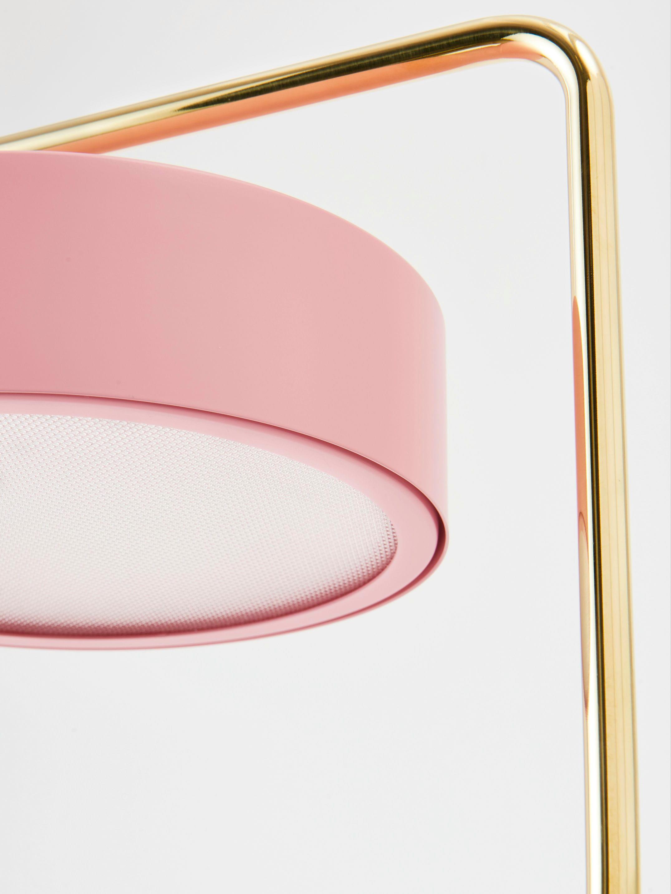 Petite Machine table lamp light pink