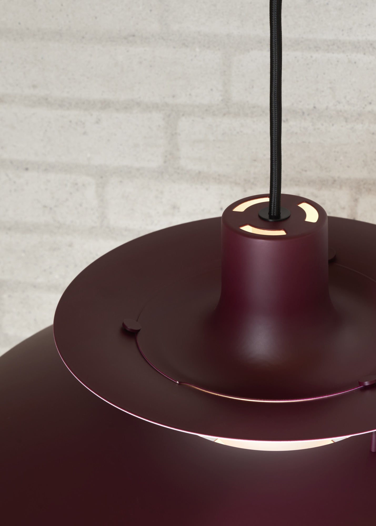 PH 5 Pendant Lamp Monochromatic Burgundy