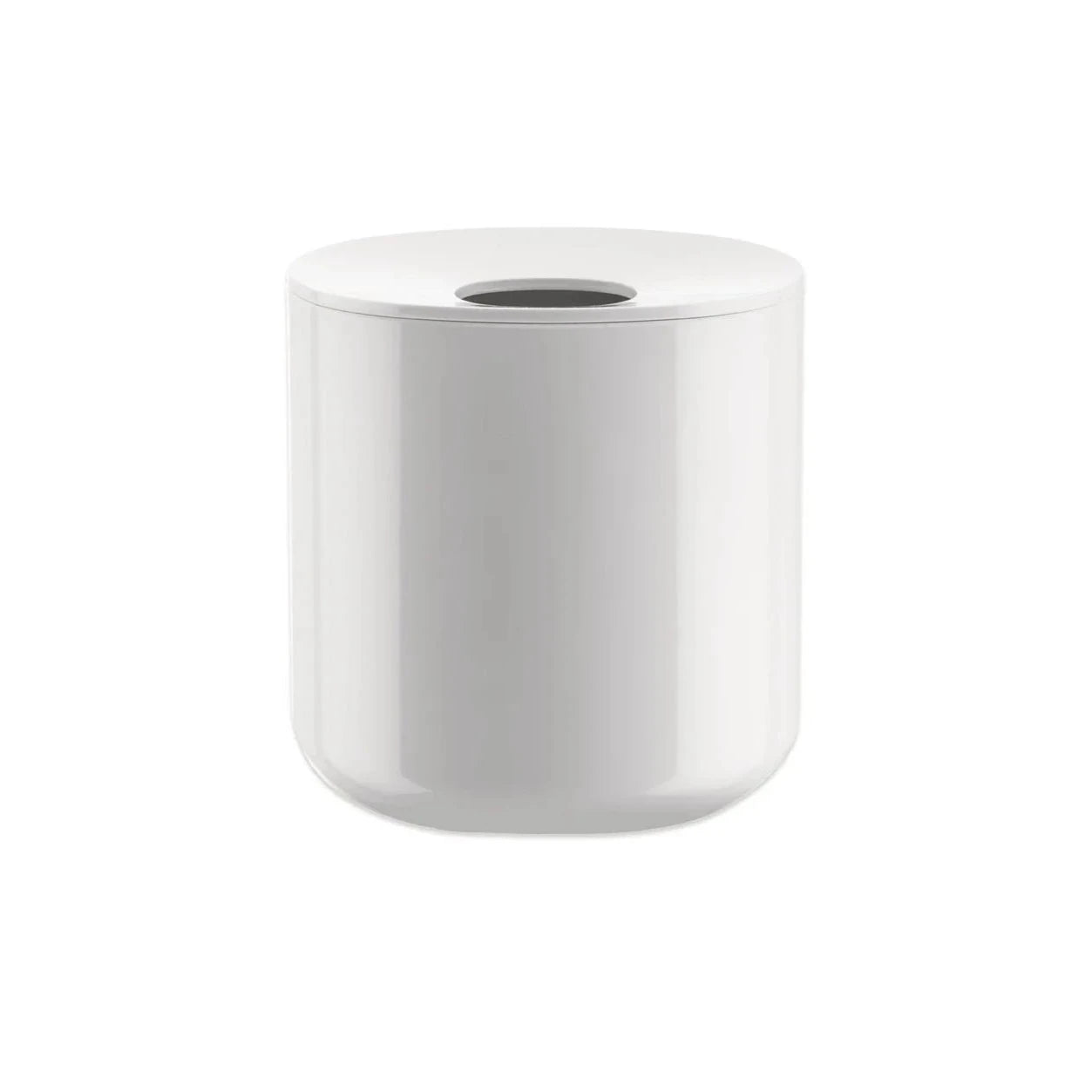 Kulatý box na ubrousky BIRILLO bílý