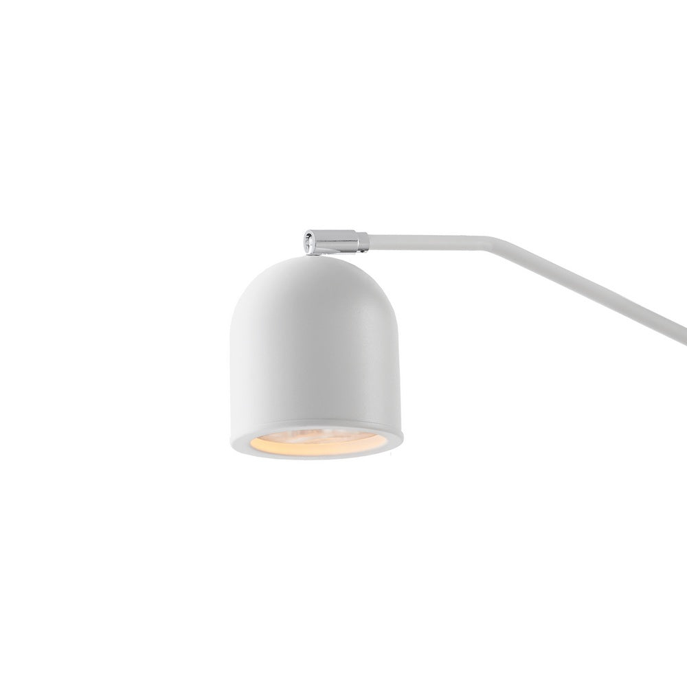 Nástěnná lampa s ramenem PURO bílá