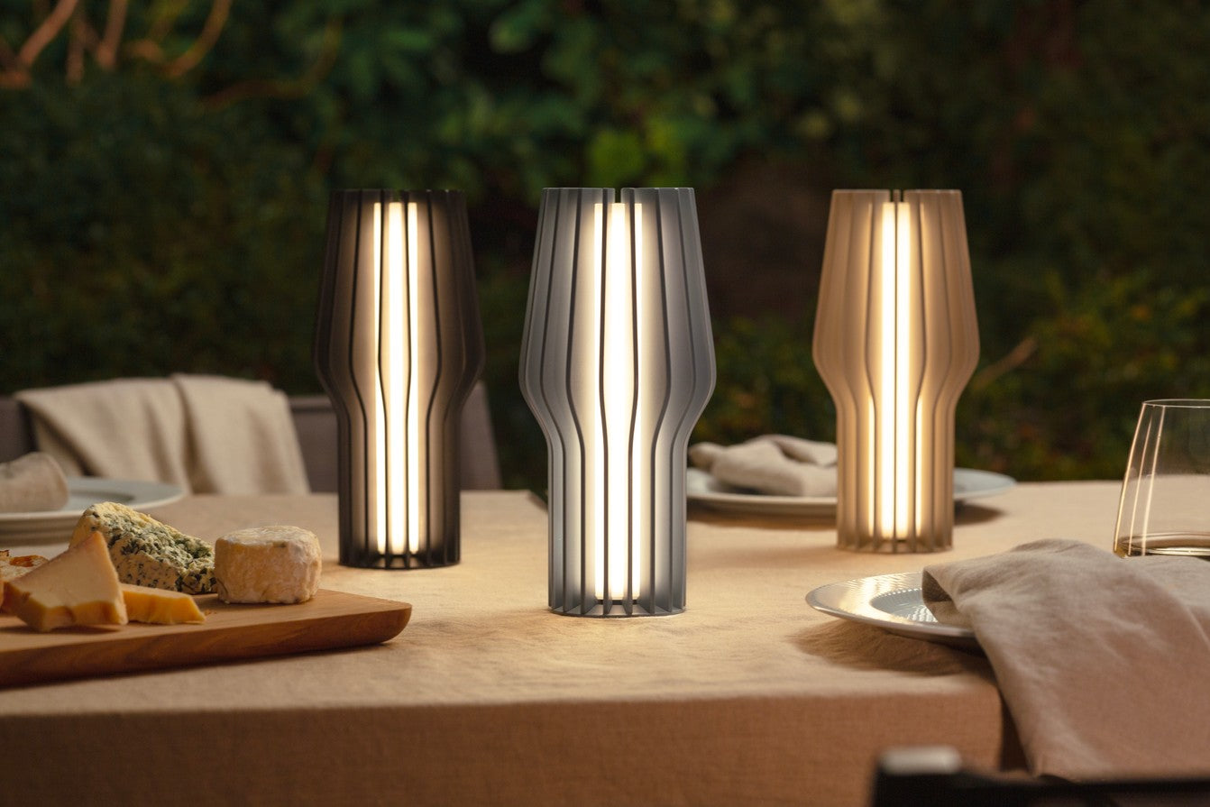 Přenosná lampa RADIANT béžová