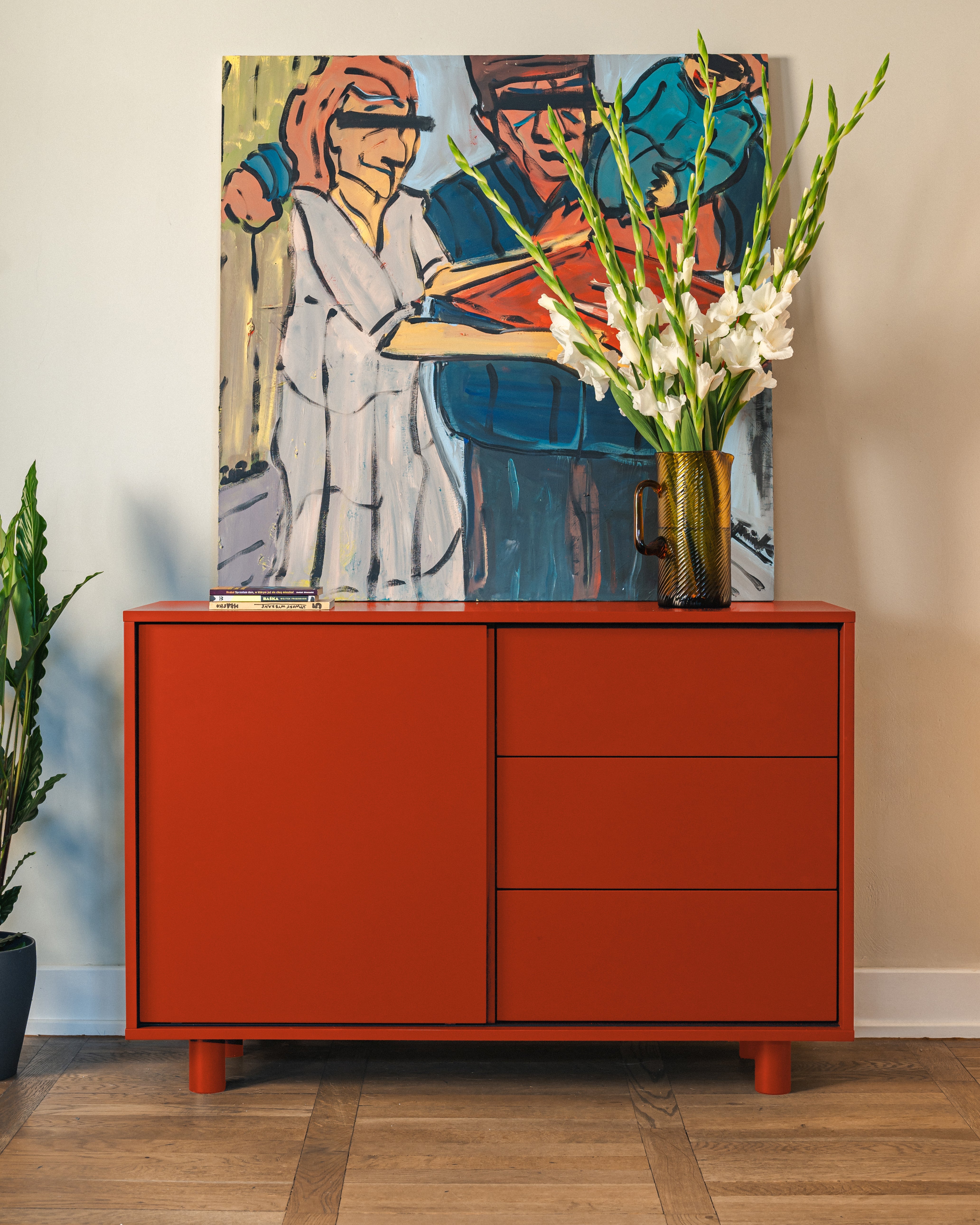 PAC Chest of Drawers Red Rooibos