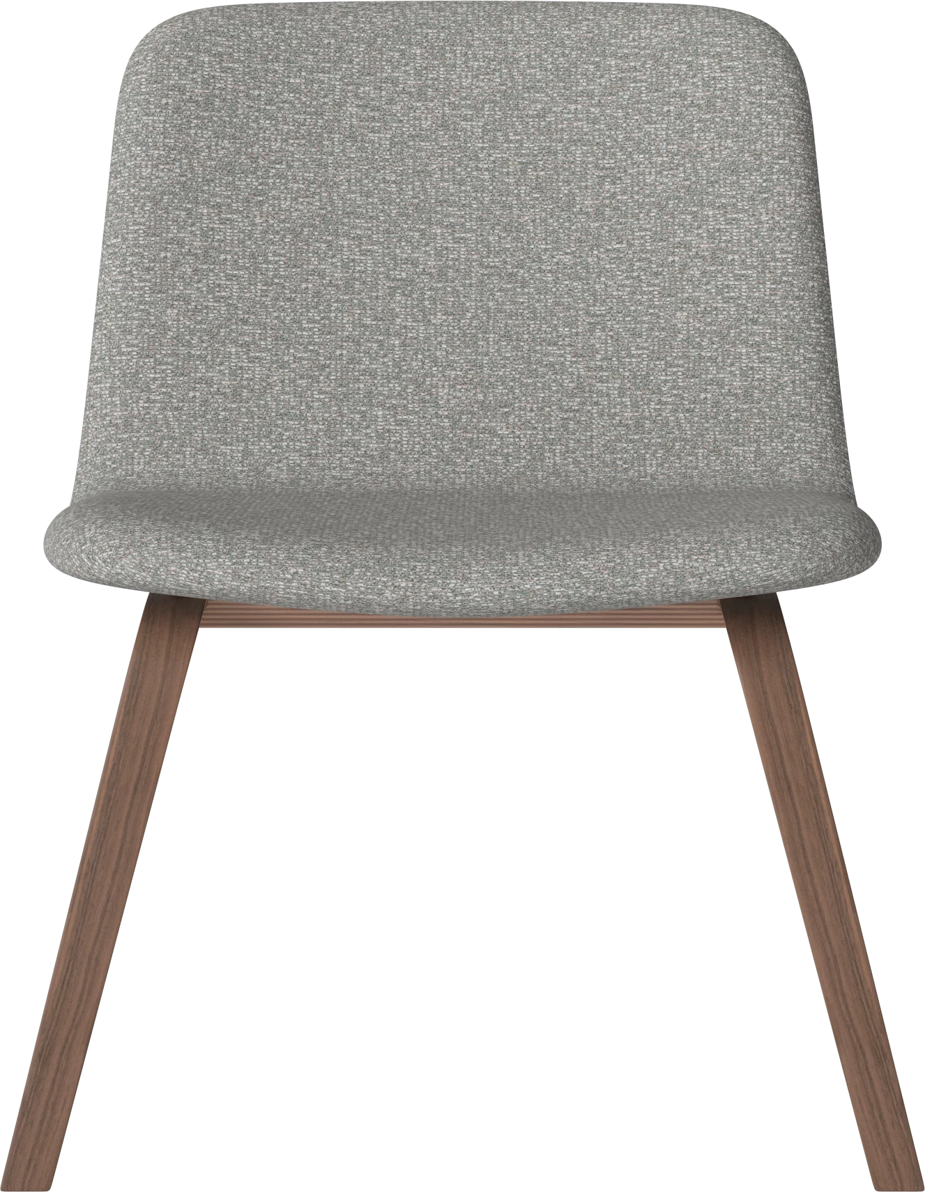 Křeslo PALM čalouněné s ořechovým podstavcem