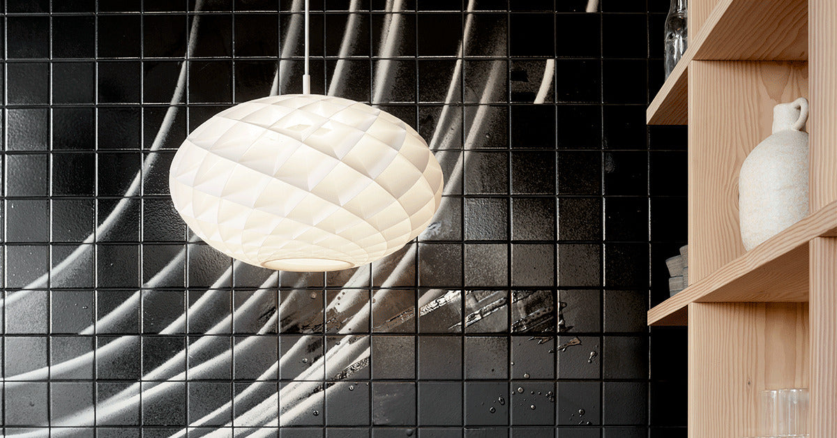 Závěsná lampa PATERA OVAL bílá