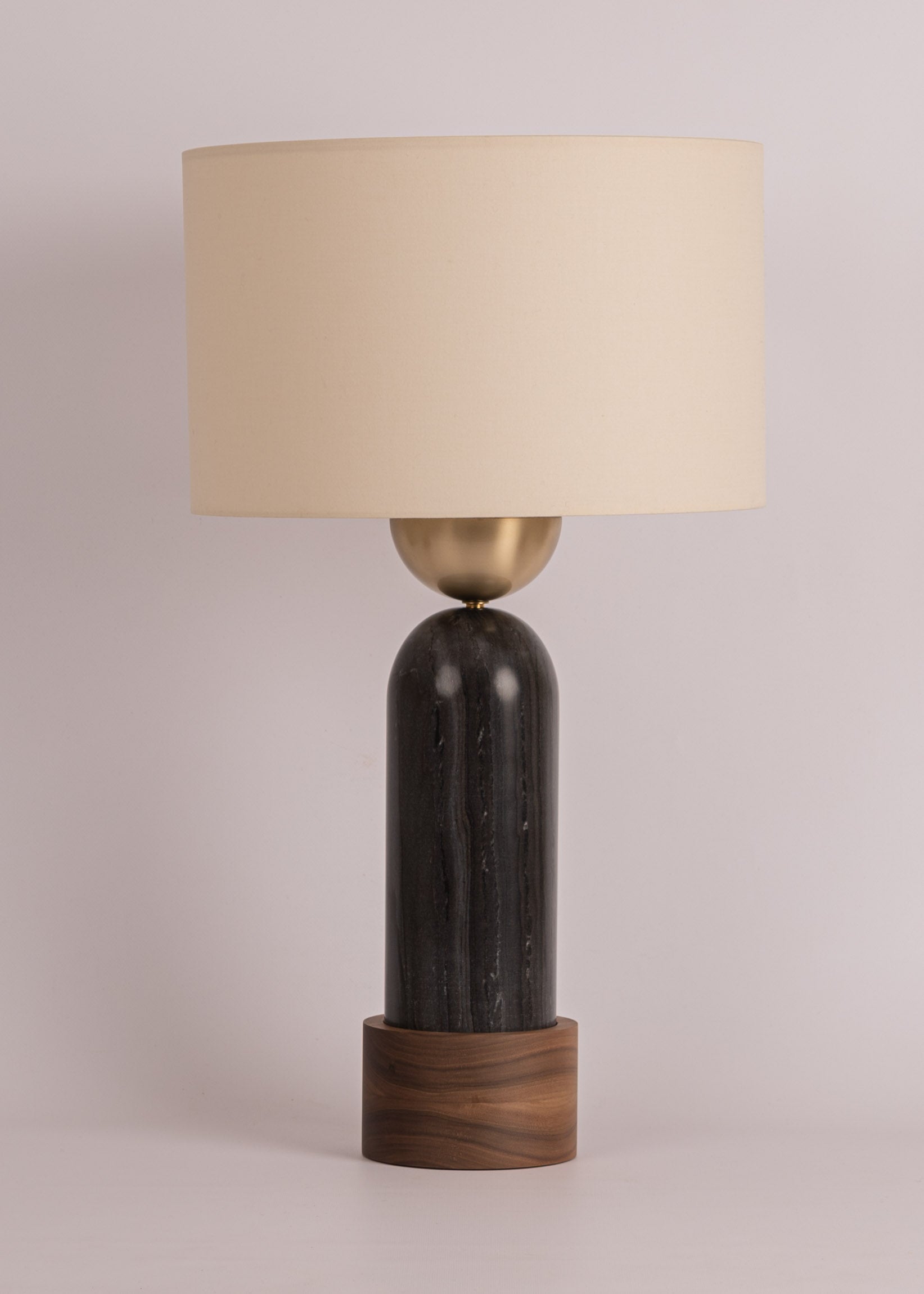 Stolní lampa PEONA KELO černý mramor