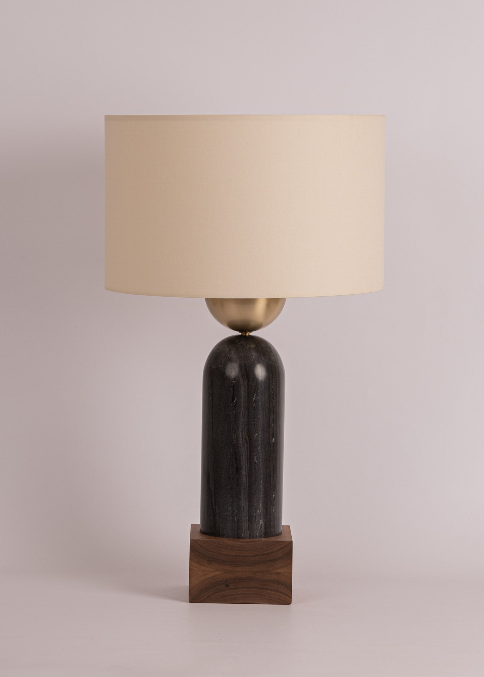 Stolní lampa PEONA KELO černý mramor