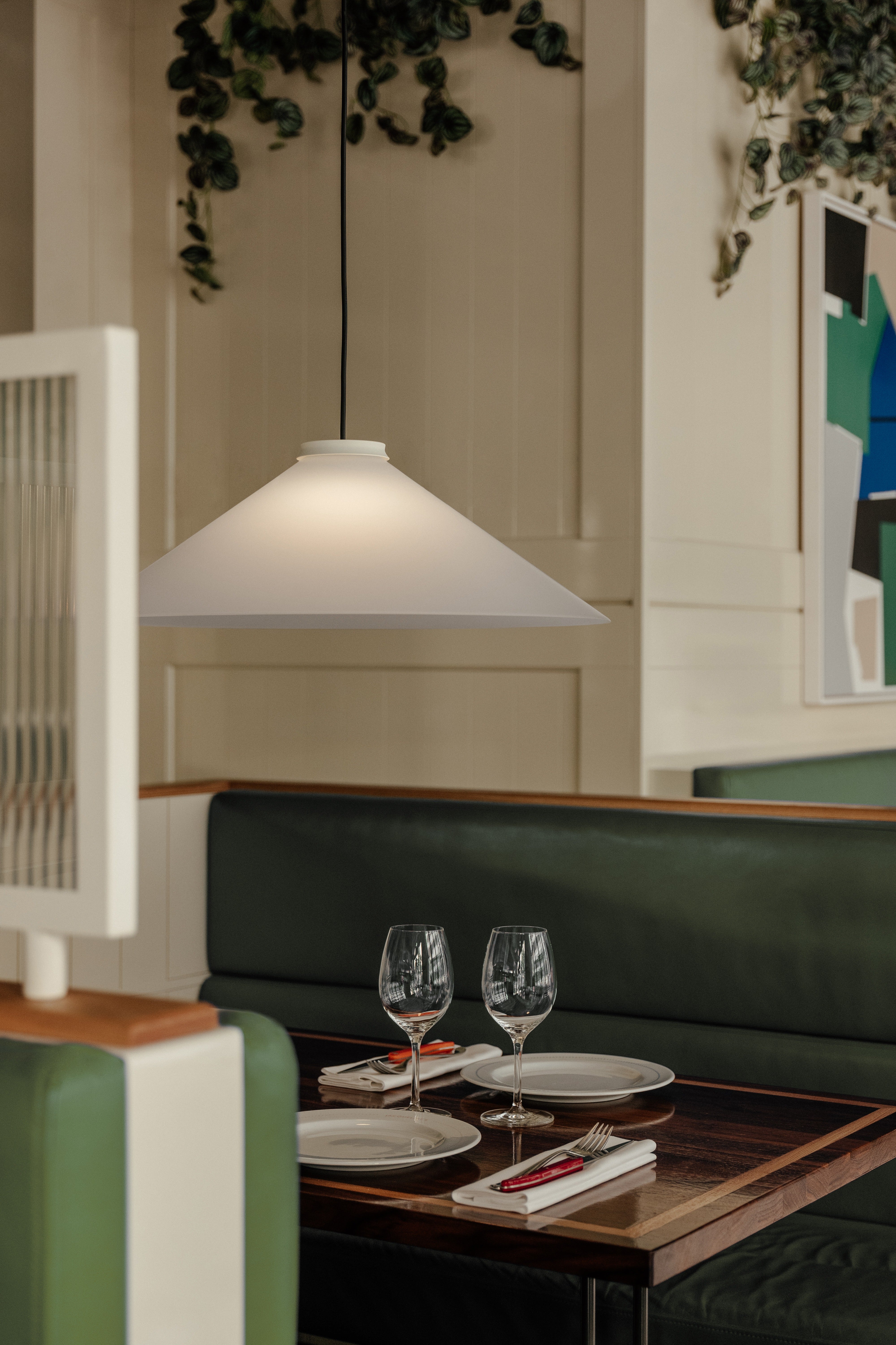 Závěsné svítidlo ALINE bílé