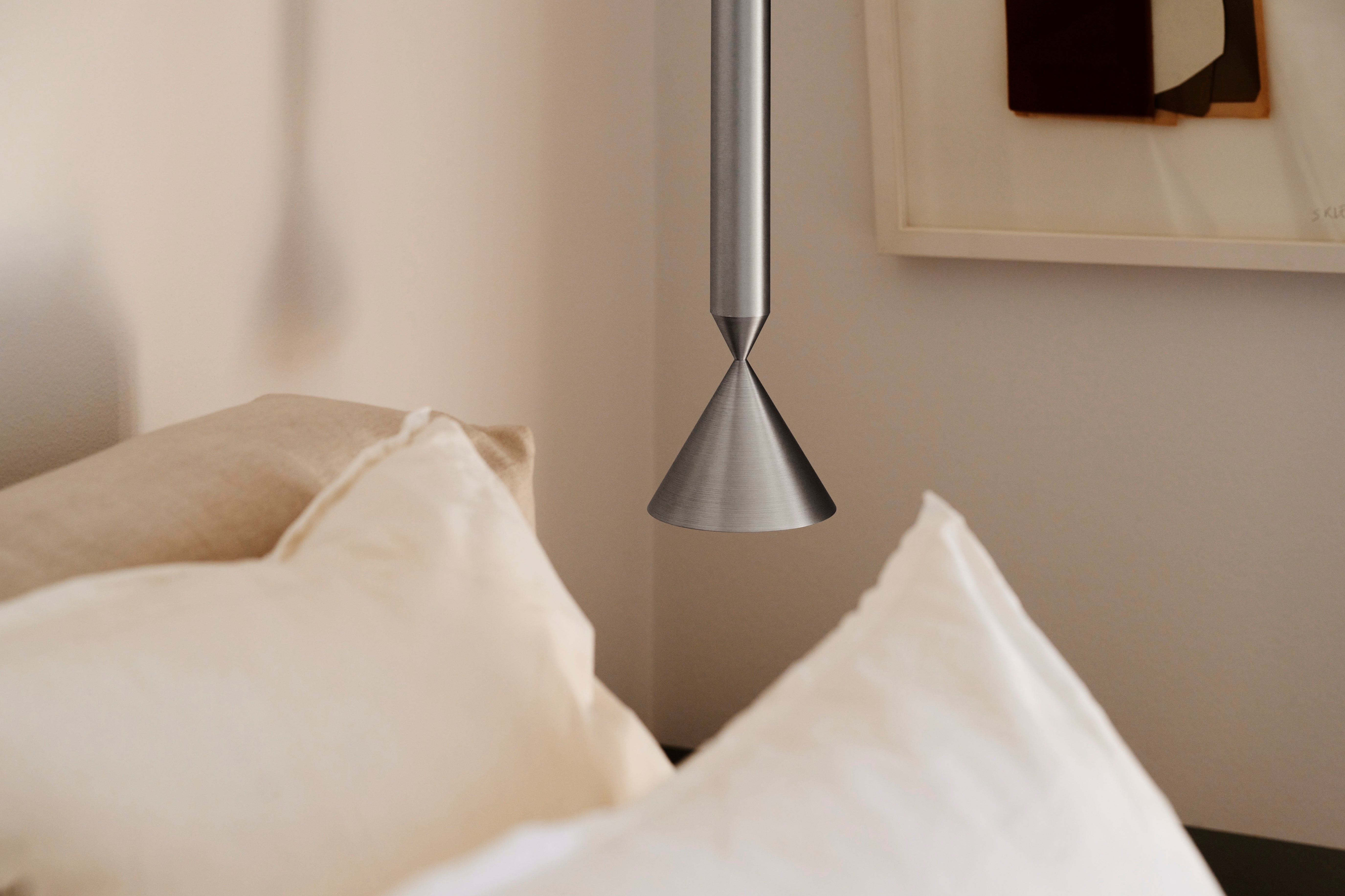 Stropní lampa APOLLO GRAND stříbrná