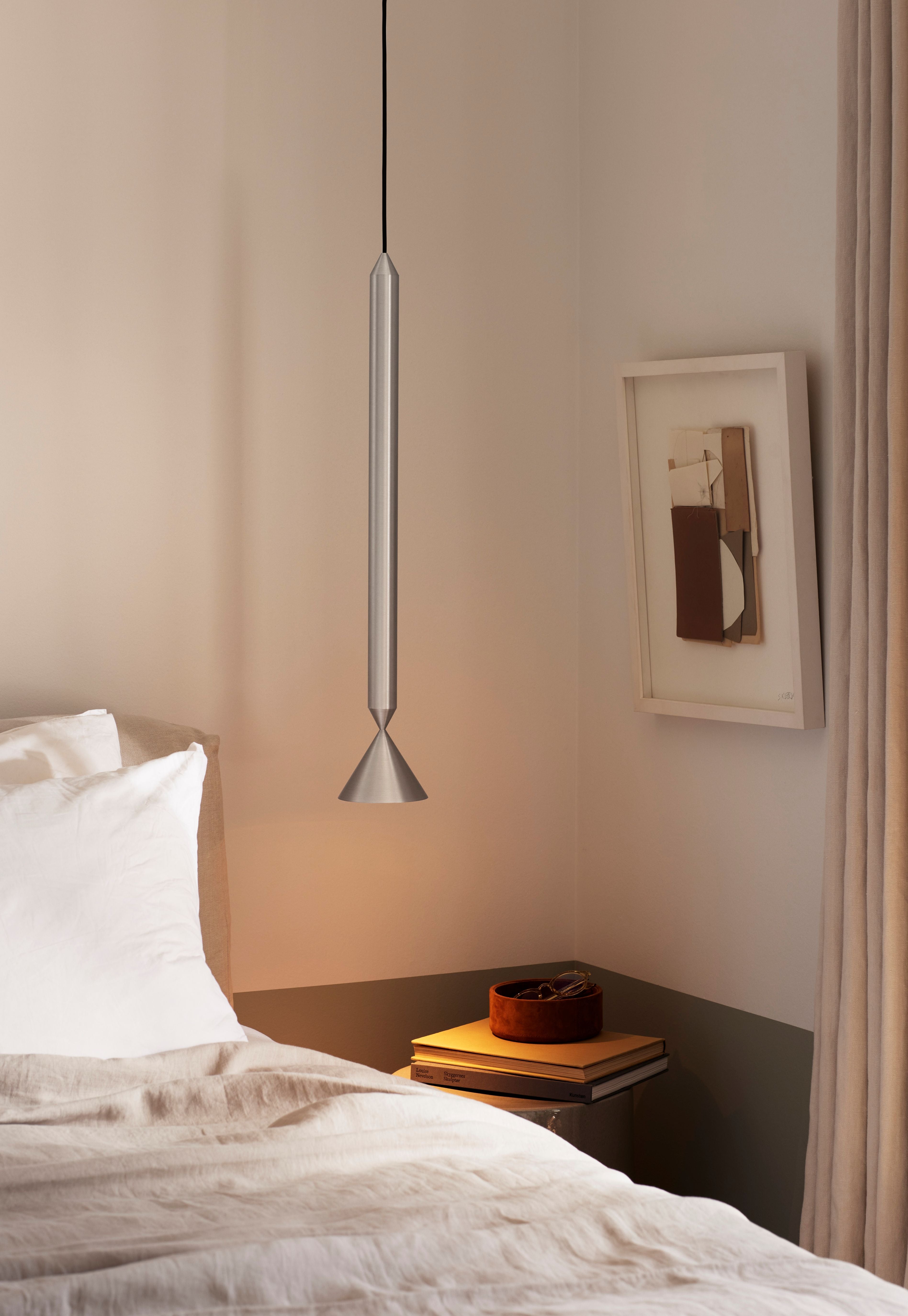 Stropní lampa APOLLO GRAND stříbrná