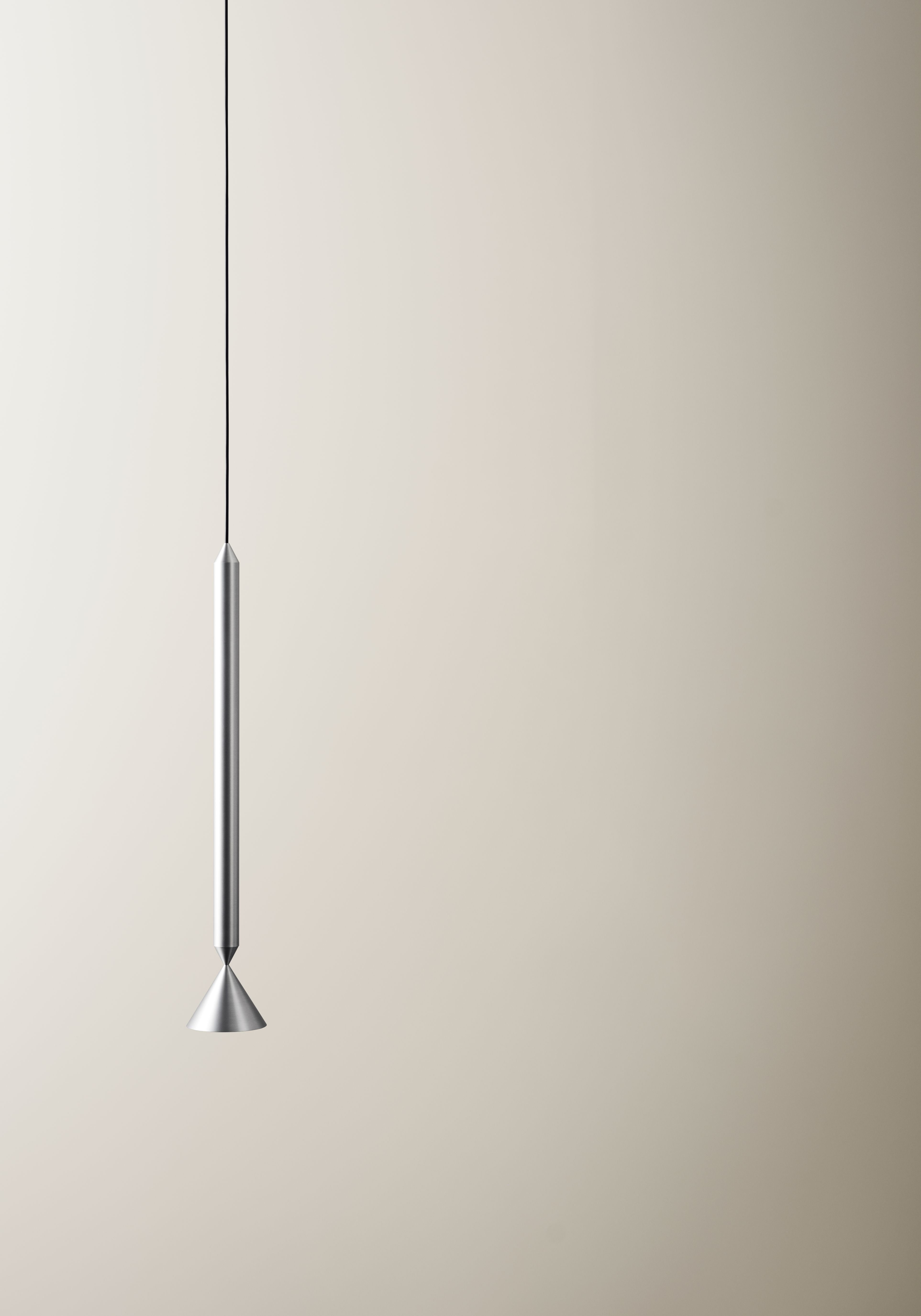 Stropní lampa APOLLO GRAND stříbrná