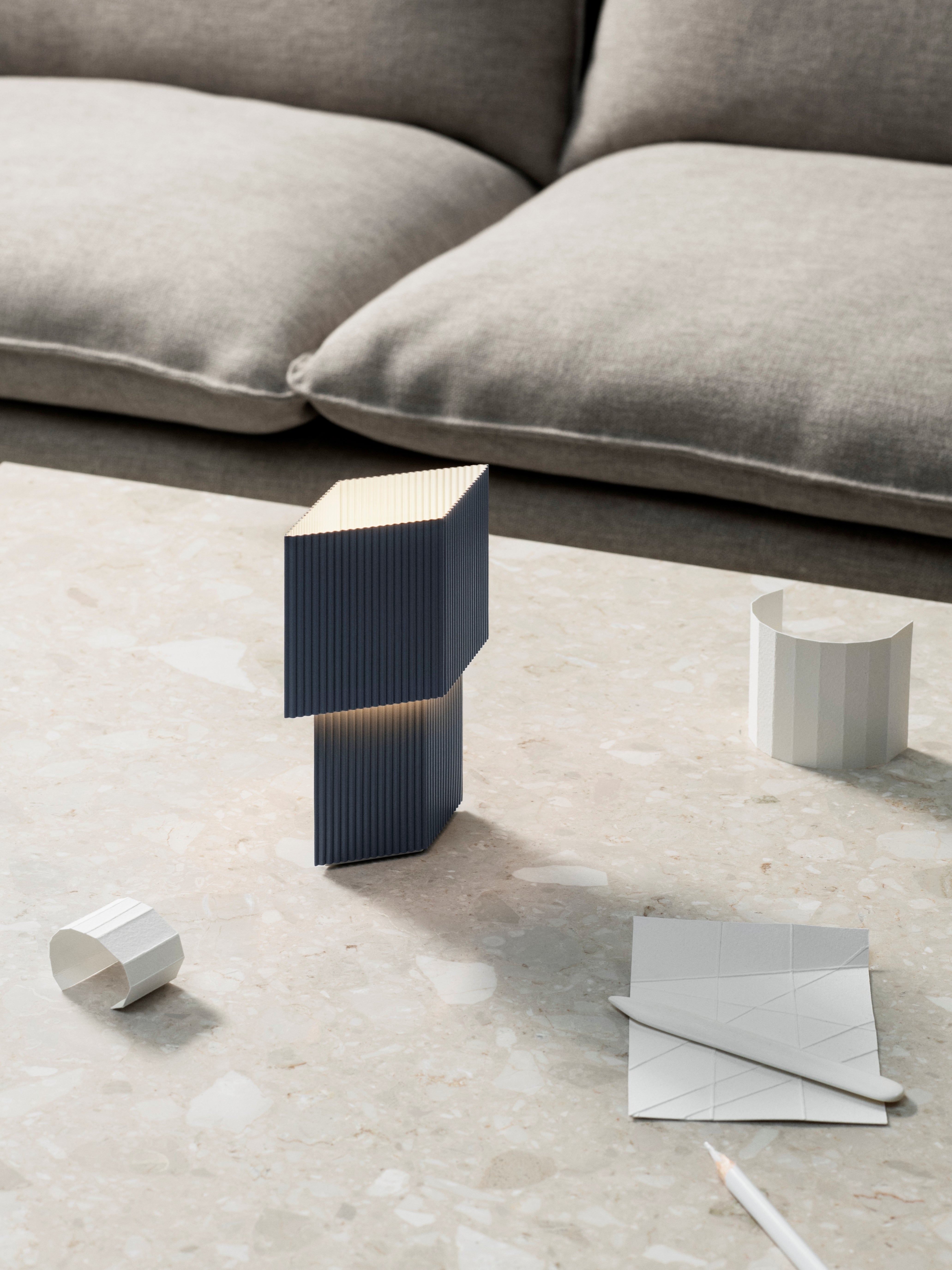 Stolní lampa ROMB MINI tmavě modrá