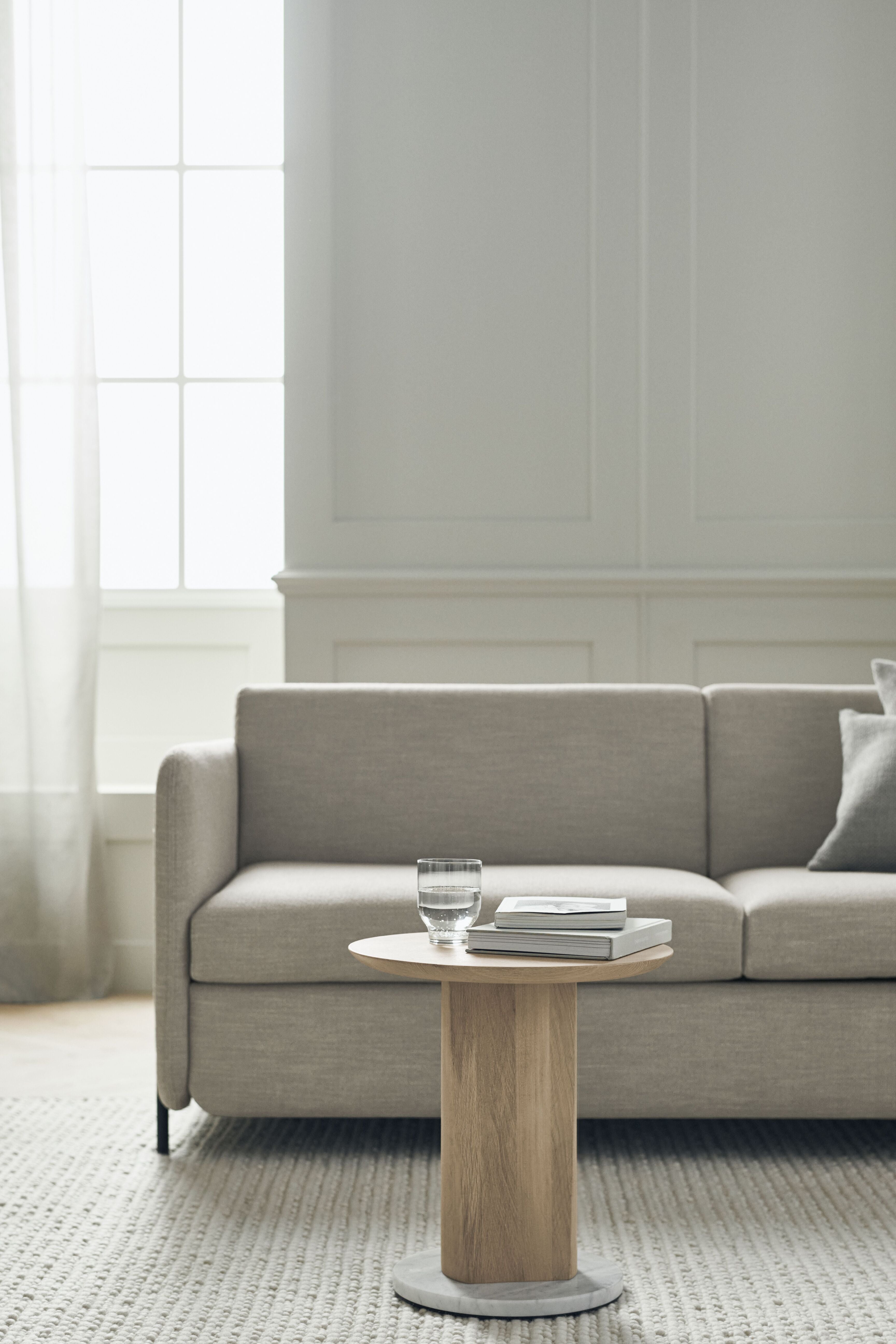 Sofa rozkládací 3-osobová PIRA černá ocelová základna