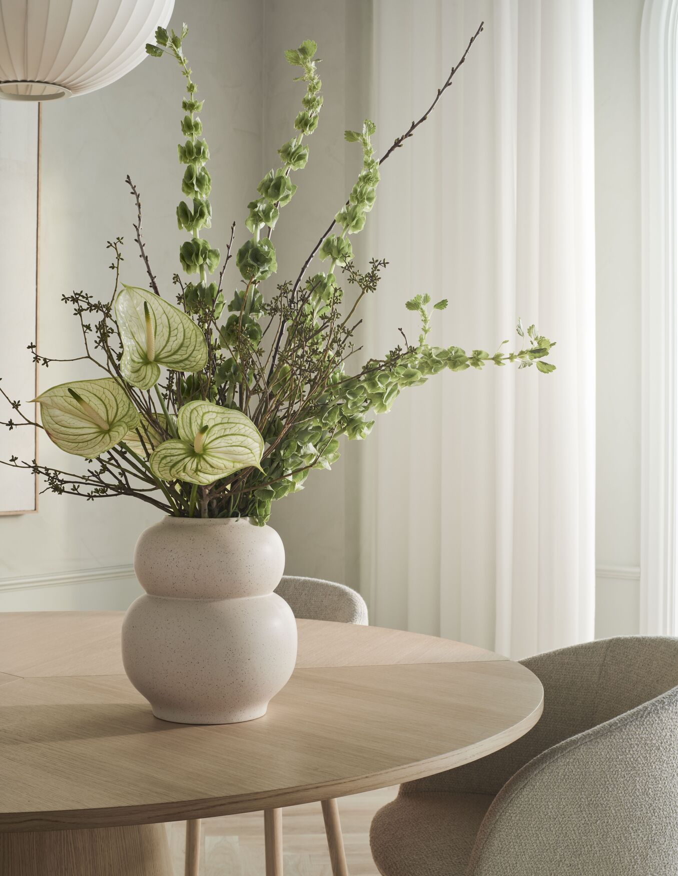 Stůl PIRO bílý dubový dýha