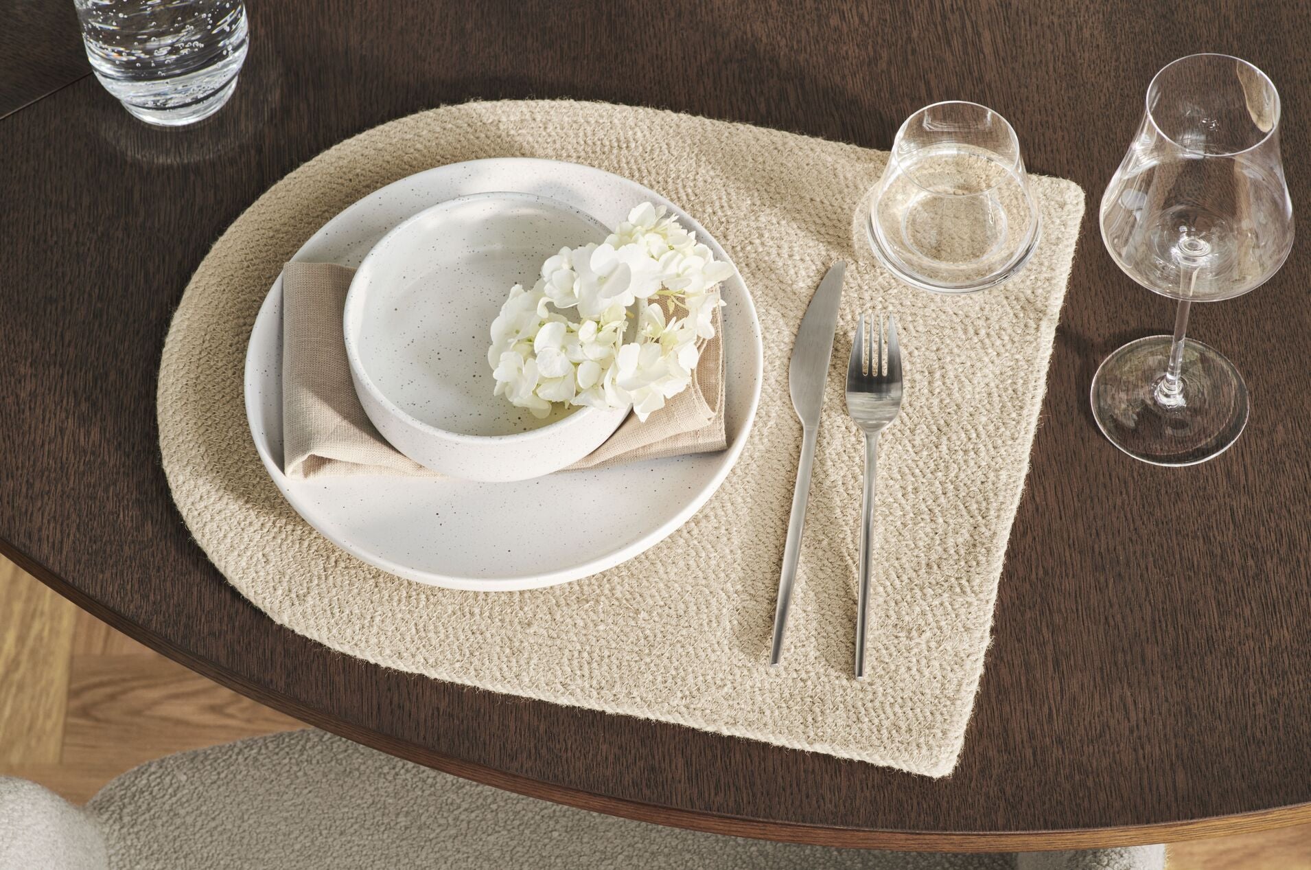 Stůl PIRO bílý dubový dýha