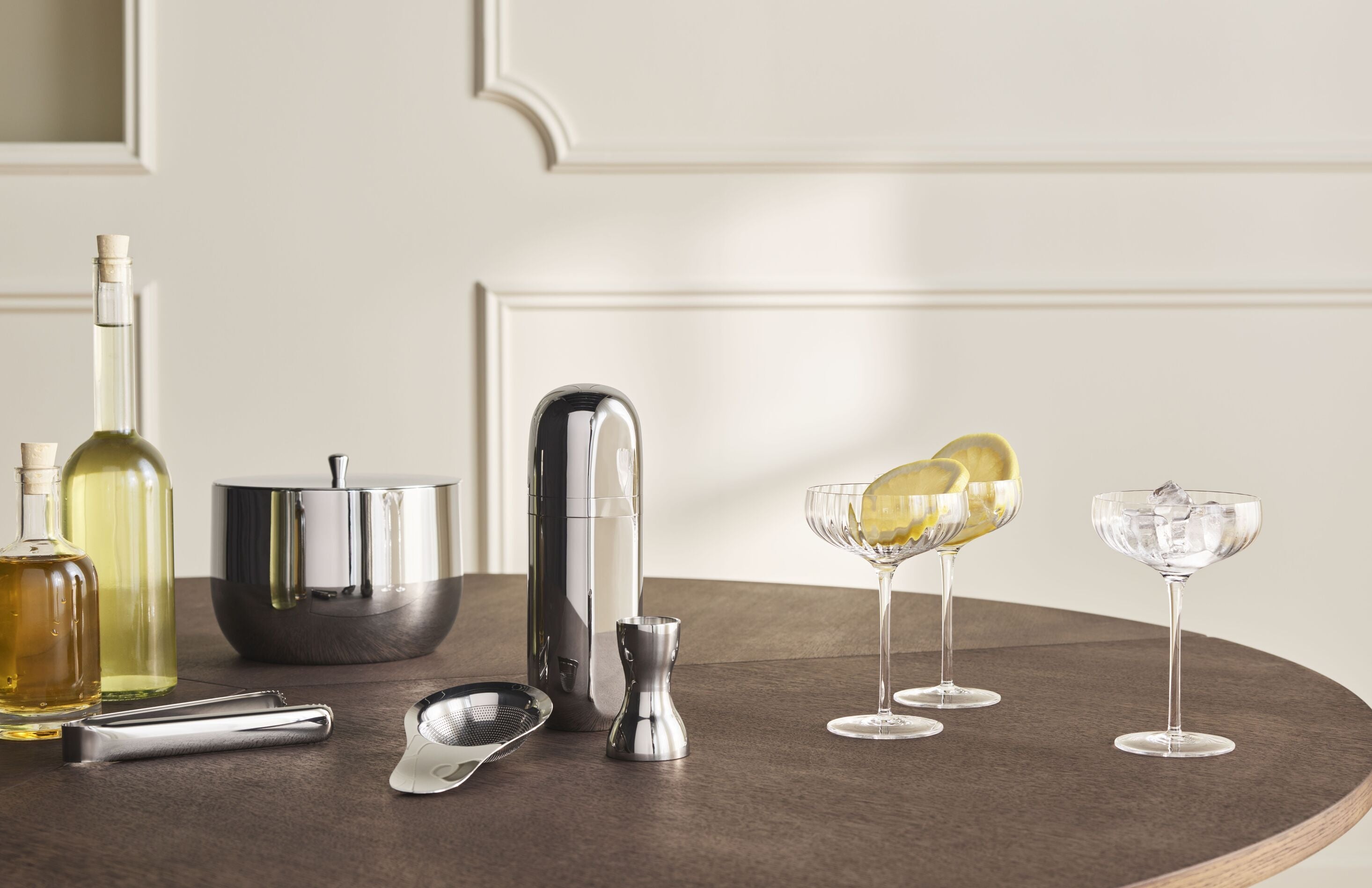 Stůl PIRO bílý dubový dýha