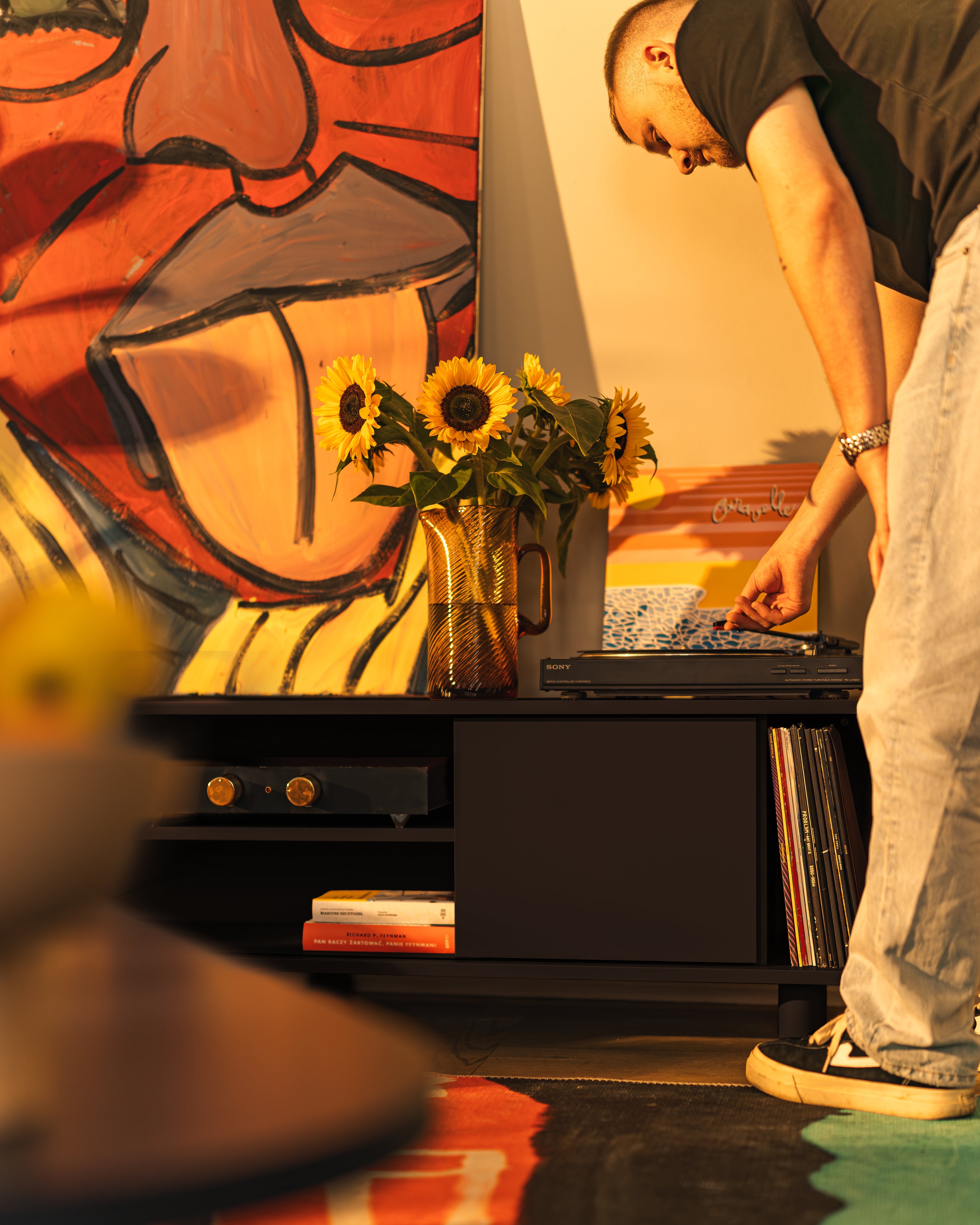 RTV Cabinet POP black