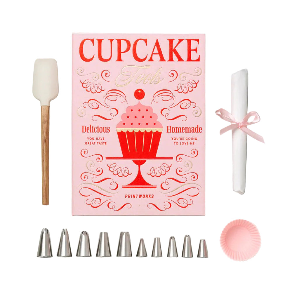 Sada na pečení cupcakes CUPCAKE TOOLS růžová