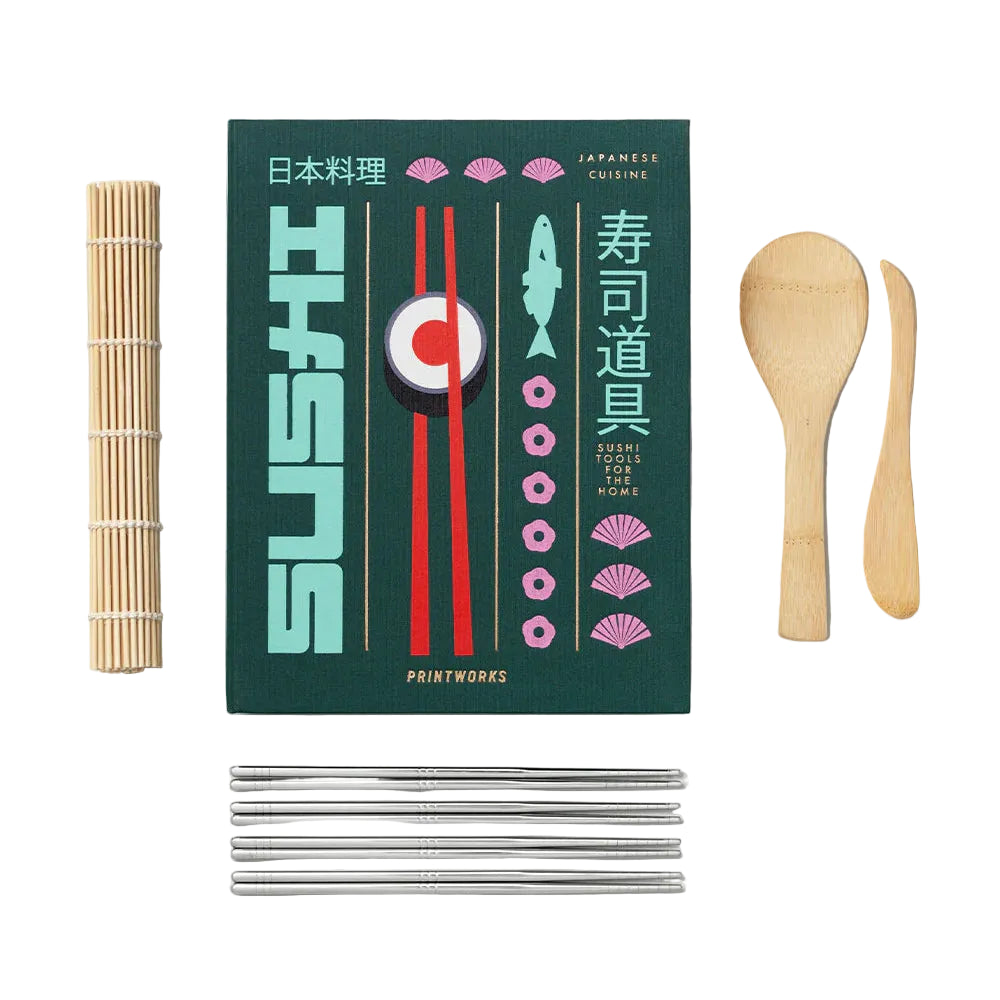 Zestaw do sushi SUSHI TOOLS zielony – Printworks