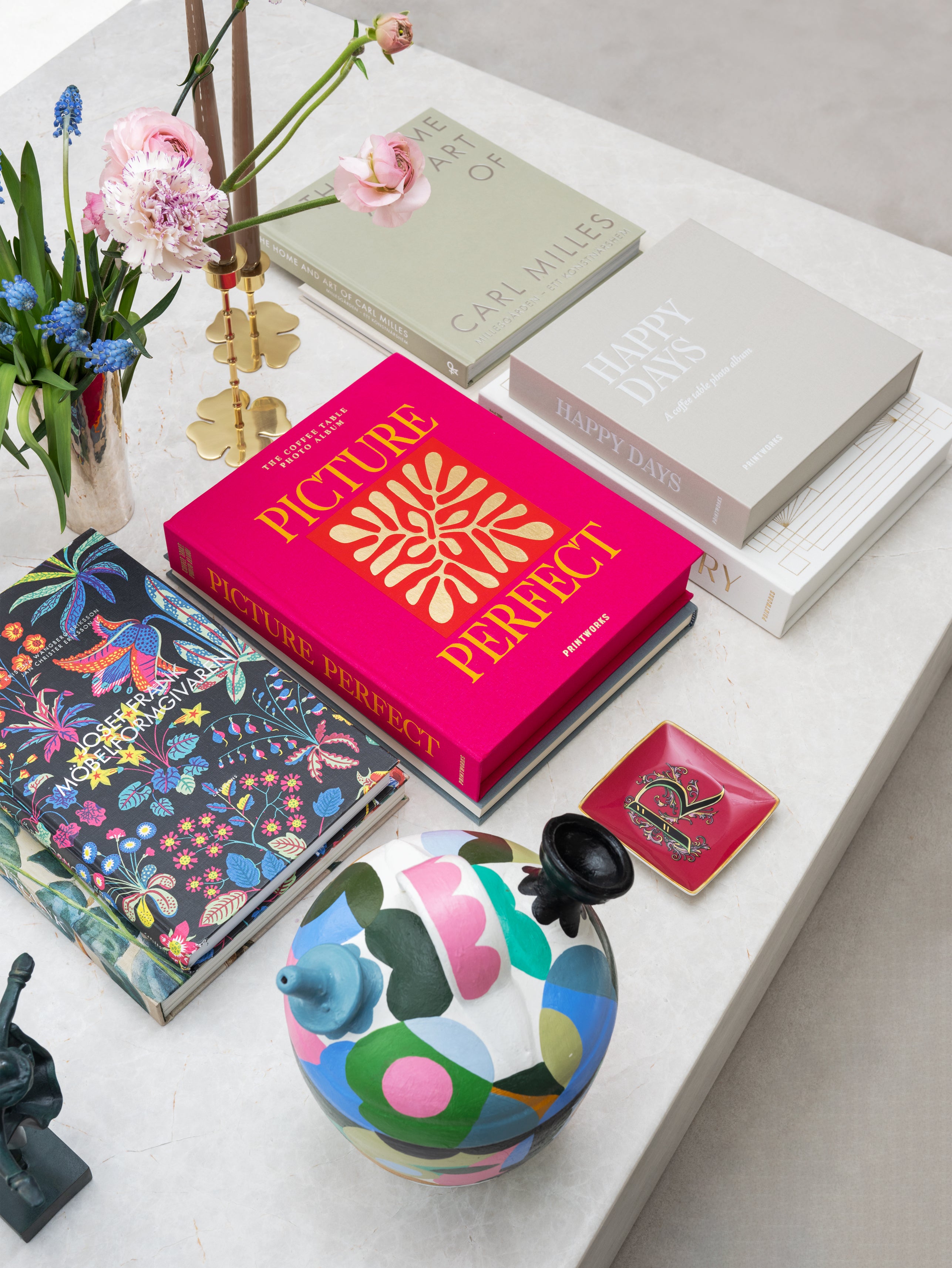 Album na fotografie PICTURE PERFECT růžové se zlatým