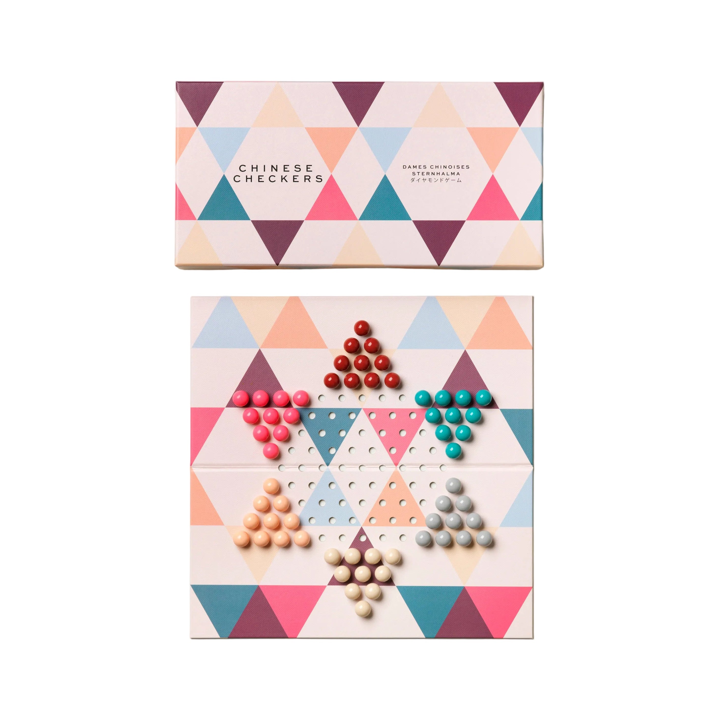 Gray Trymla Chinese Checkers Beige