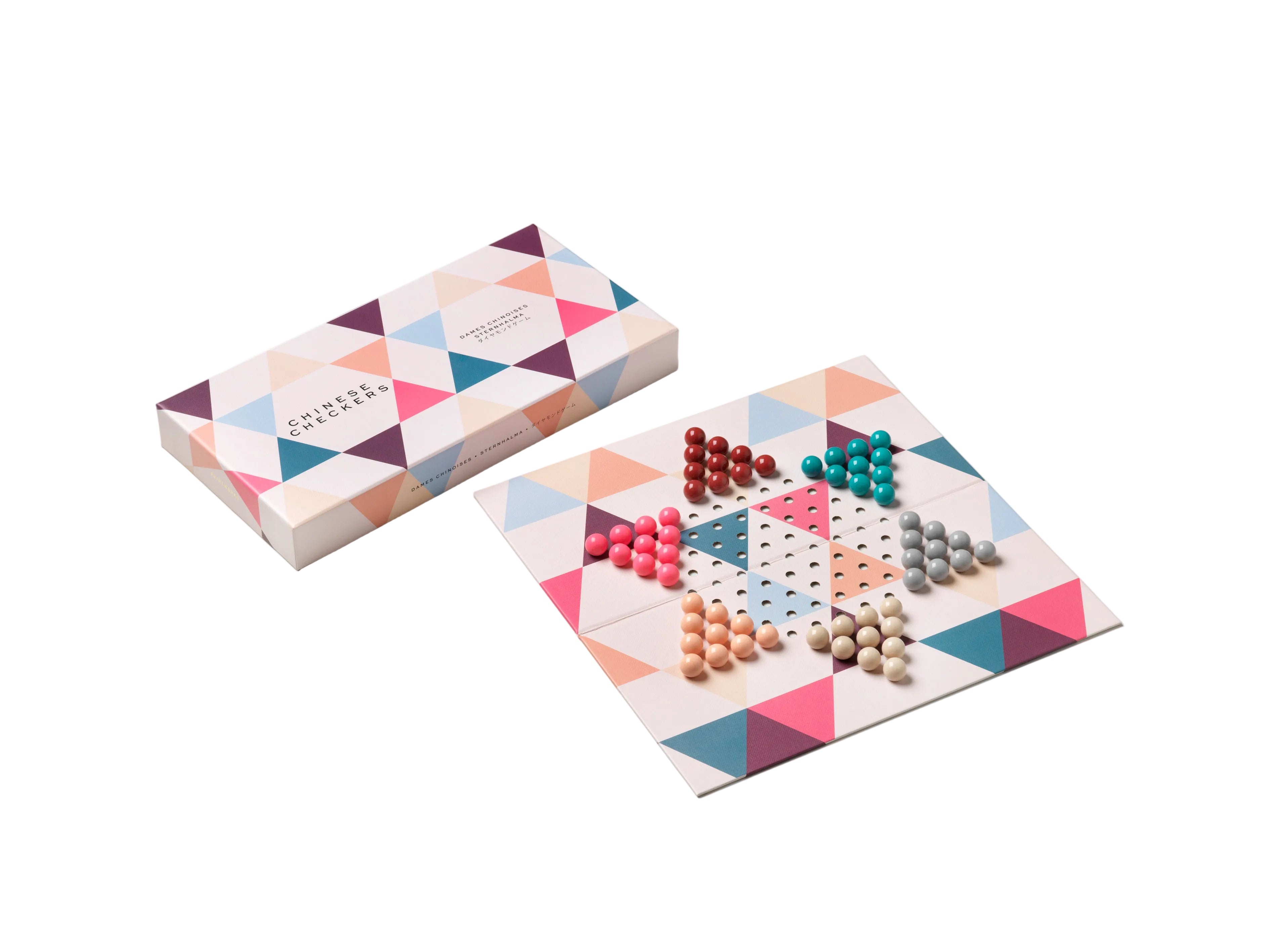 Gray Trymla Chinese Checkers Beige