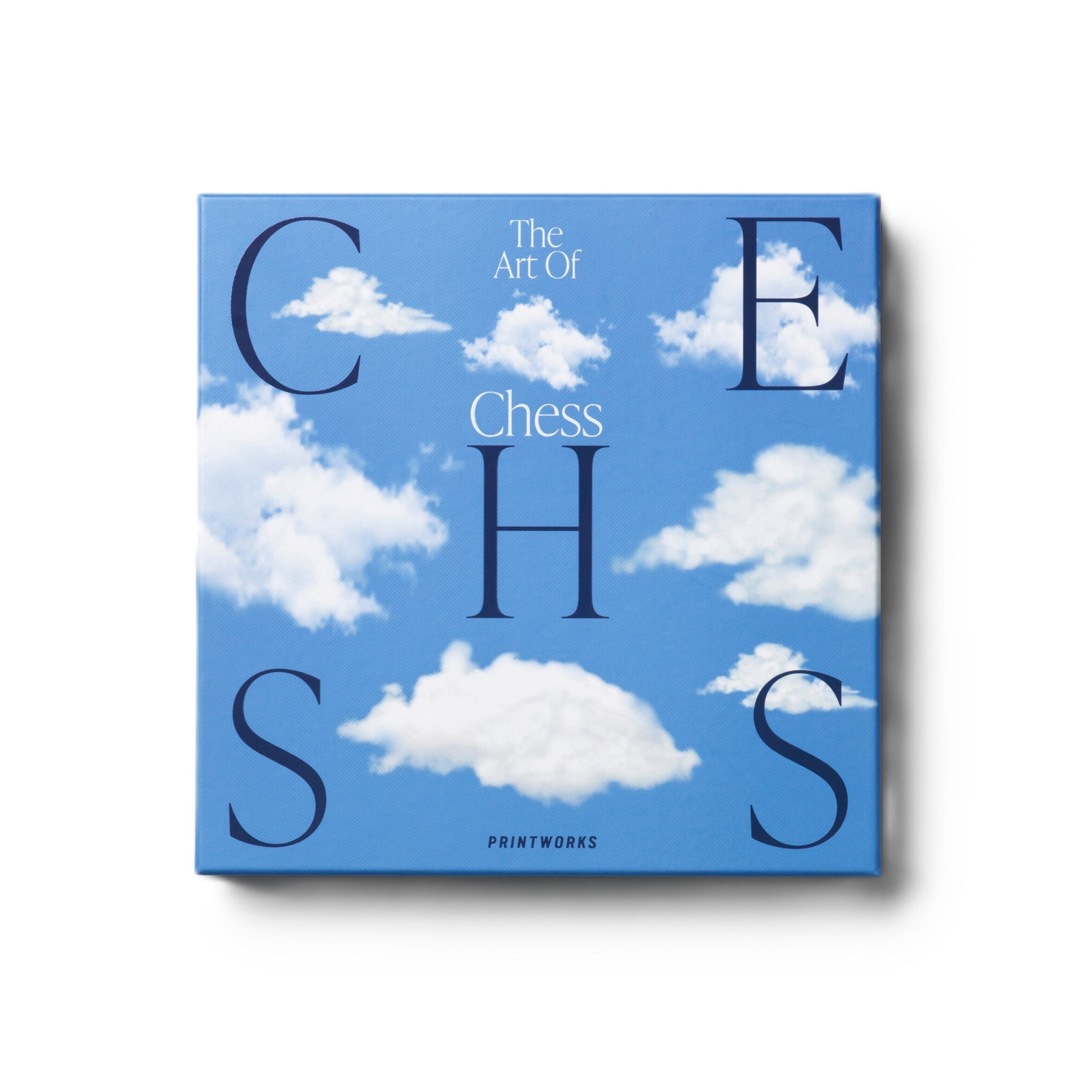 Sada na šachy CHESS CLOUDS modro-bílá