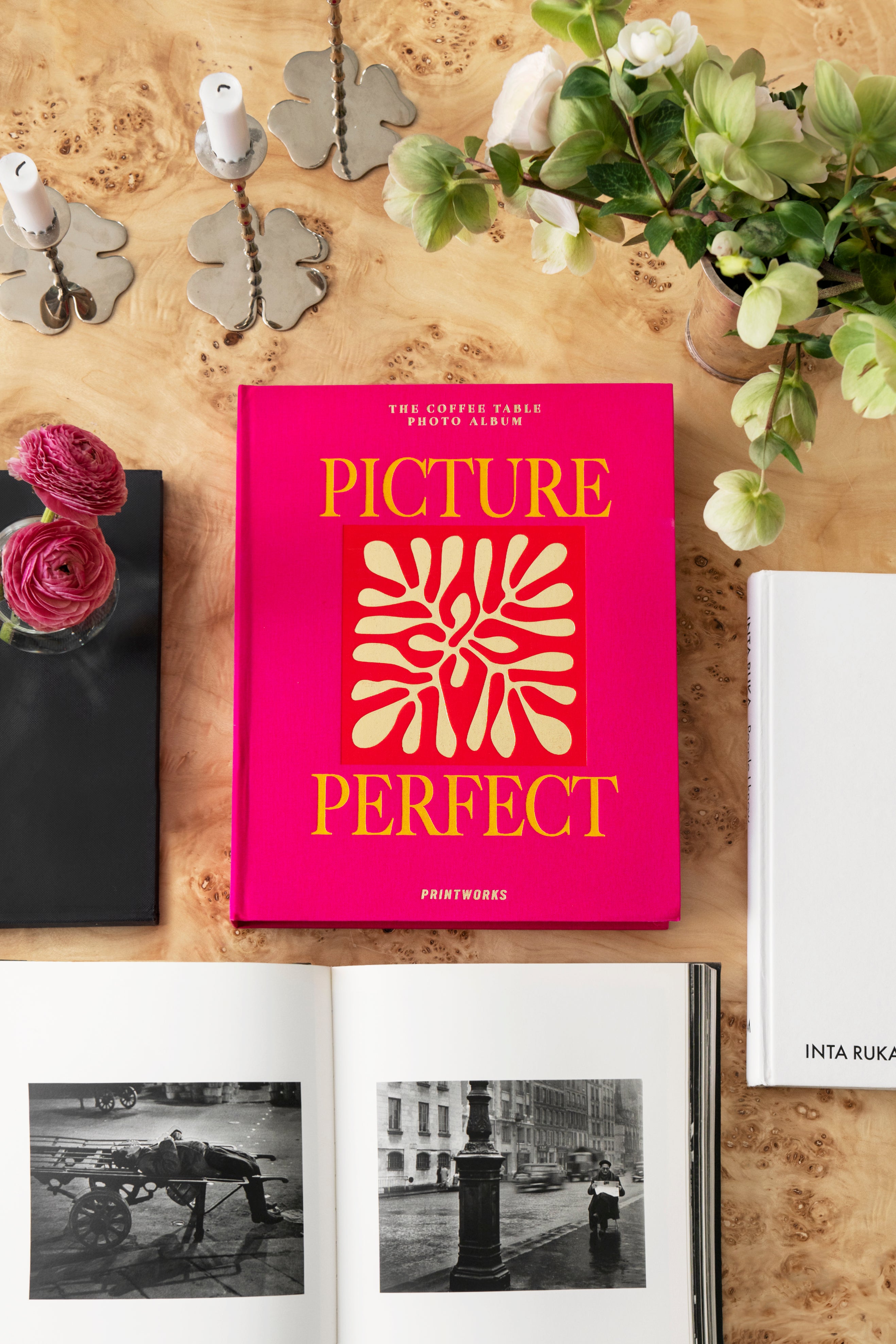 Album na fotografie PICTURE PERFECT růžové se zlatým
