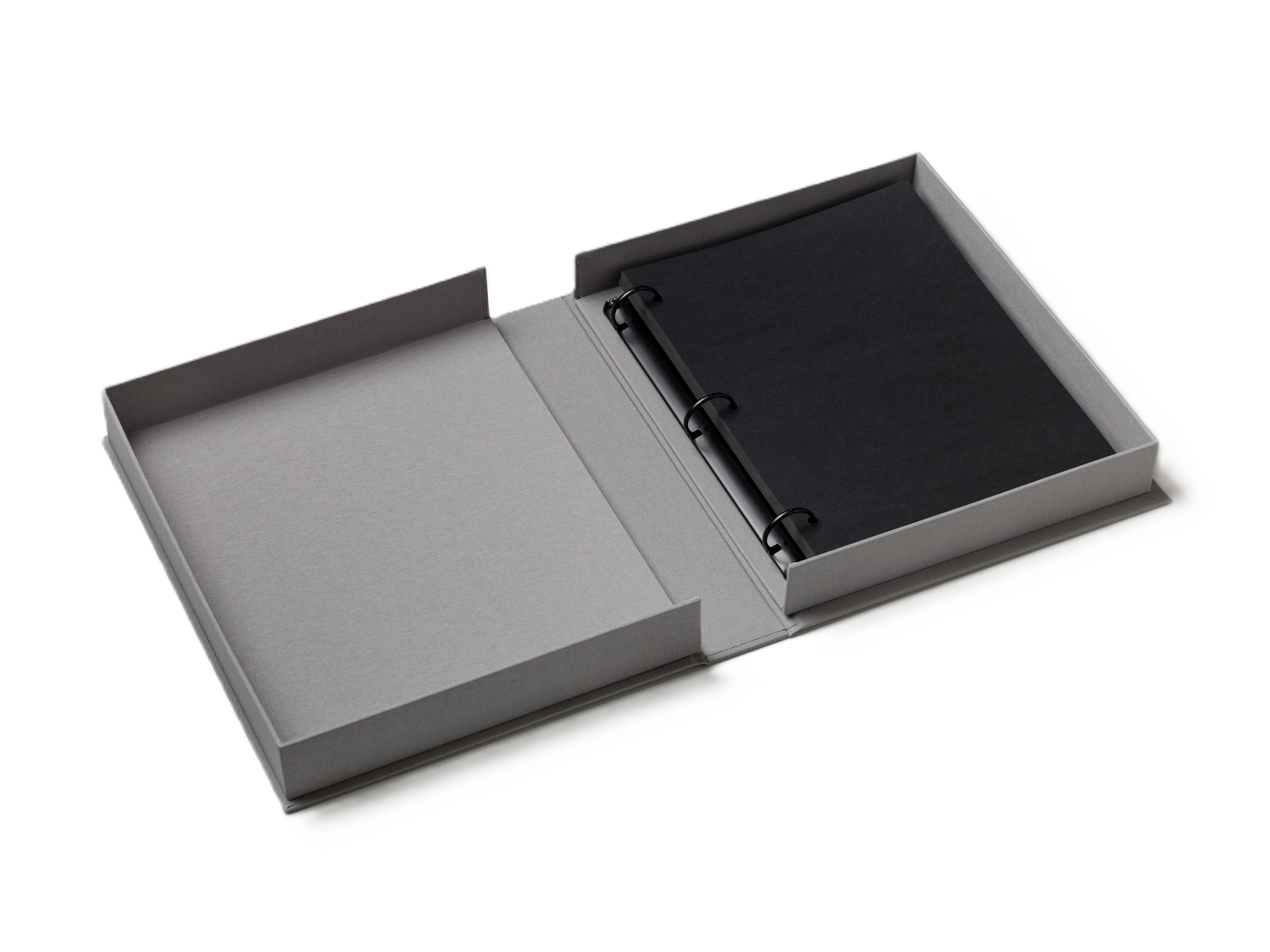 HAPPY TIMES Photo Album Gray with Gold