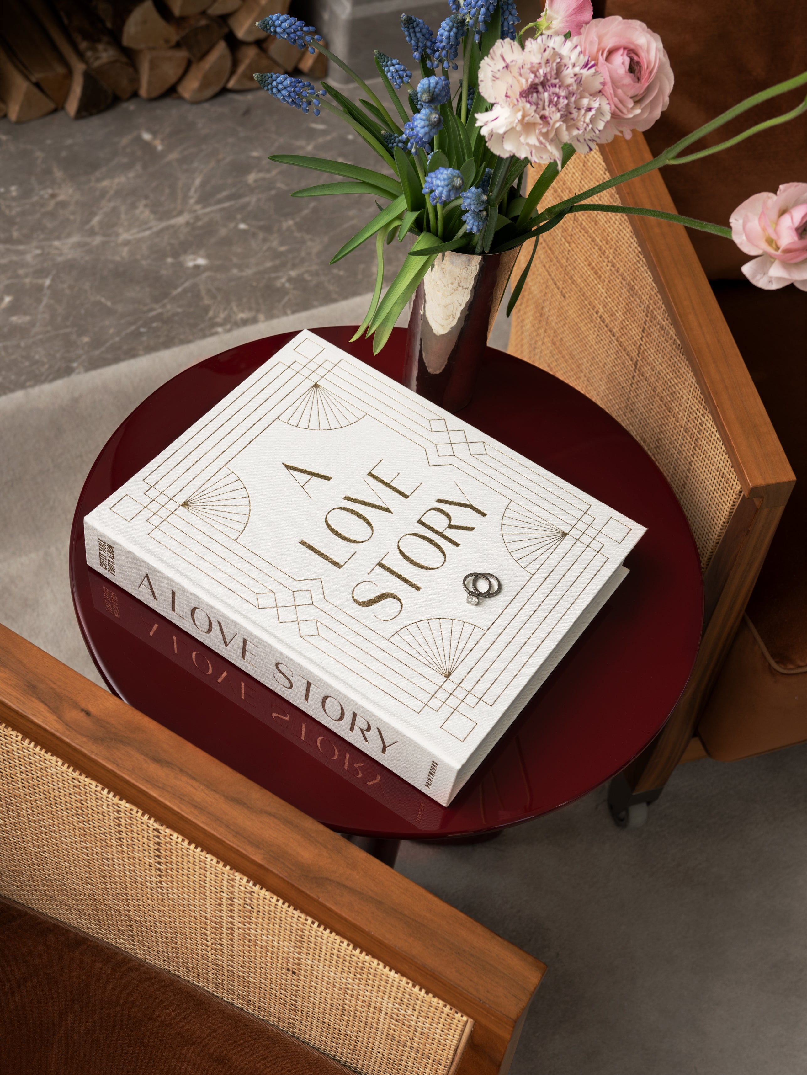 Album na fotografie A LOVE STORY bílé se zlatým