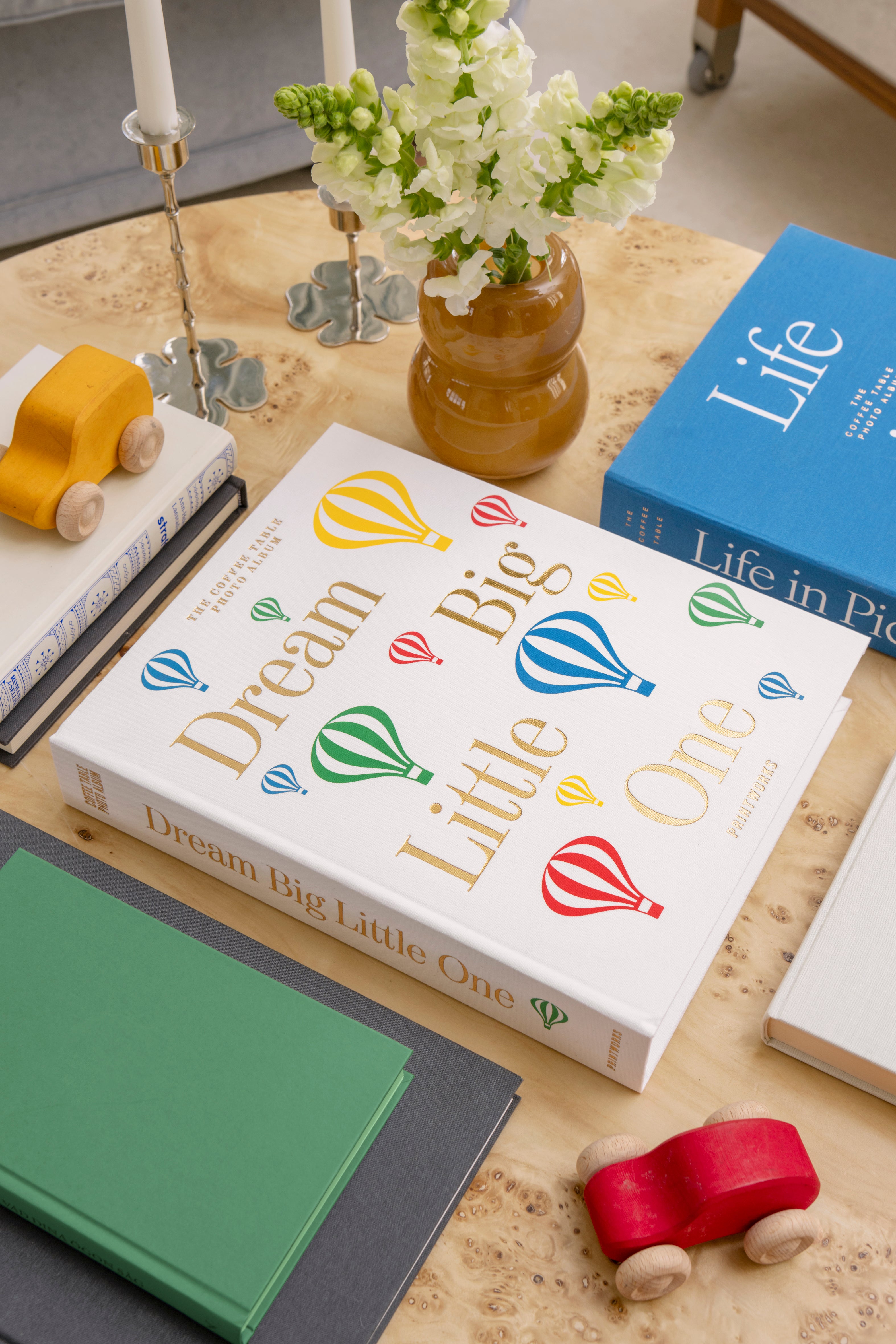 Fotoalbum DREAM BIG LITTLE ONE bílé