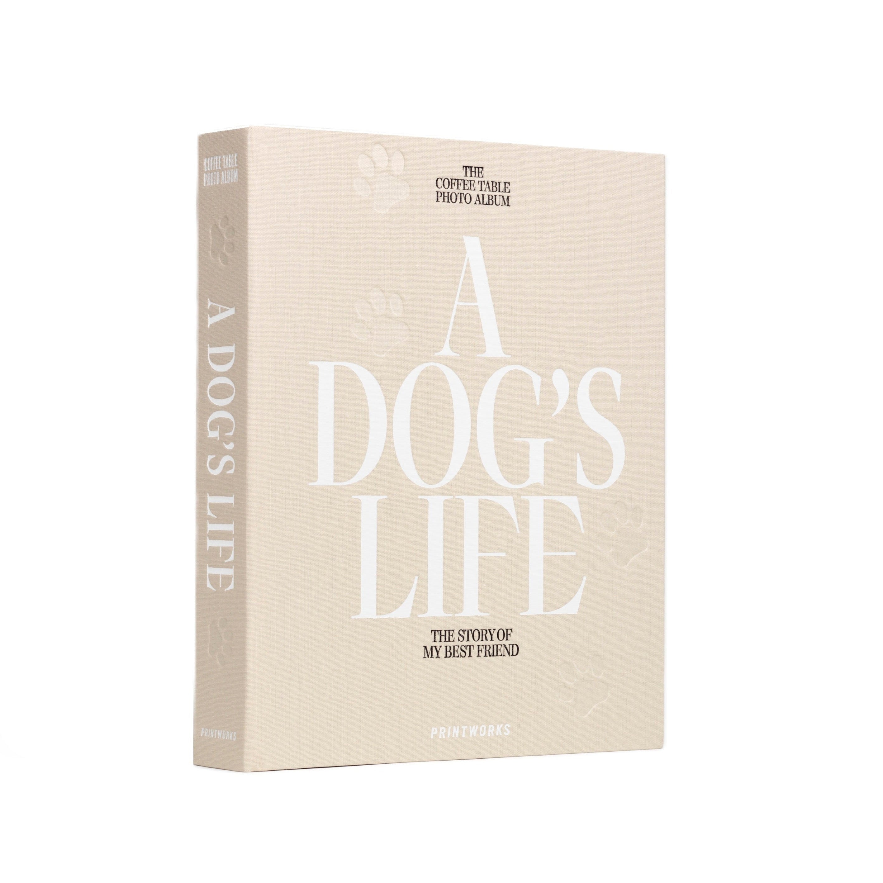 A DOG'S LIFE Photo Album Beige