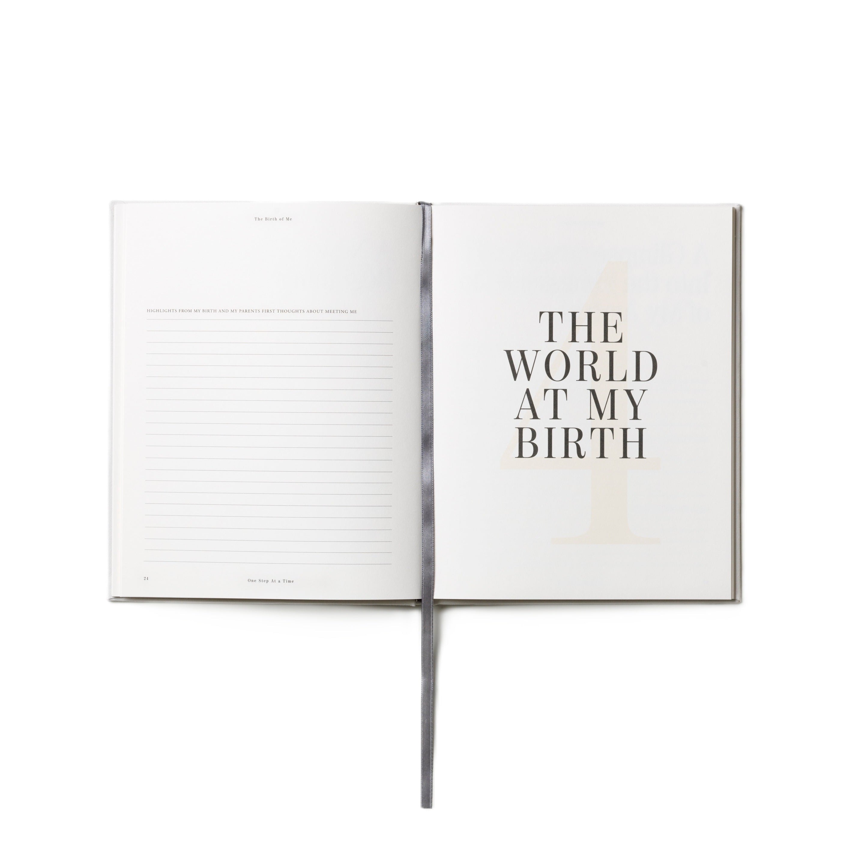 Album vzpomínek JEDEN KROK PO DRUHÉM žlutý s bílou