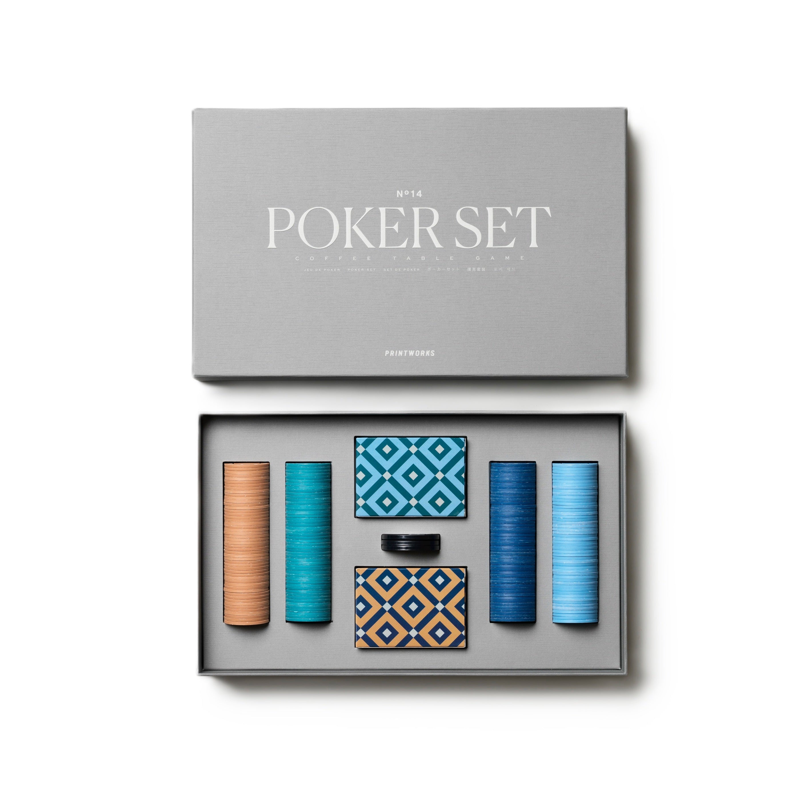 Gray Poker Set