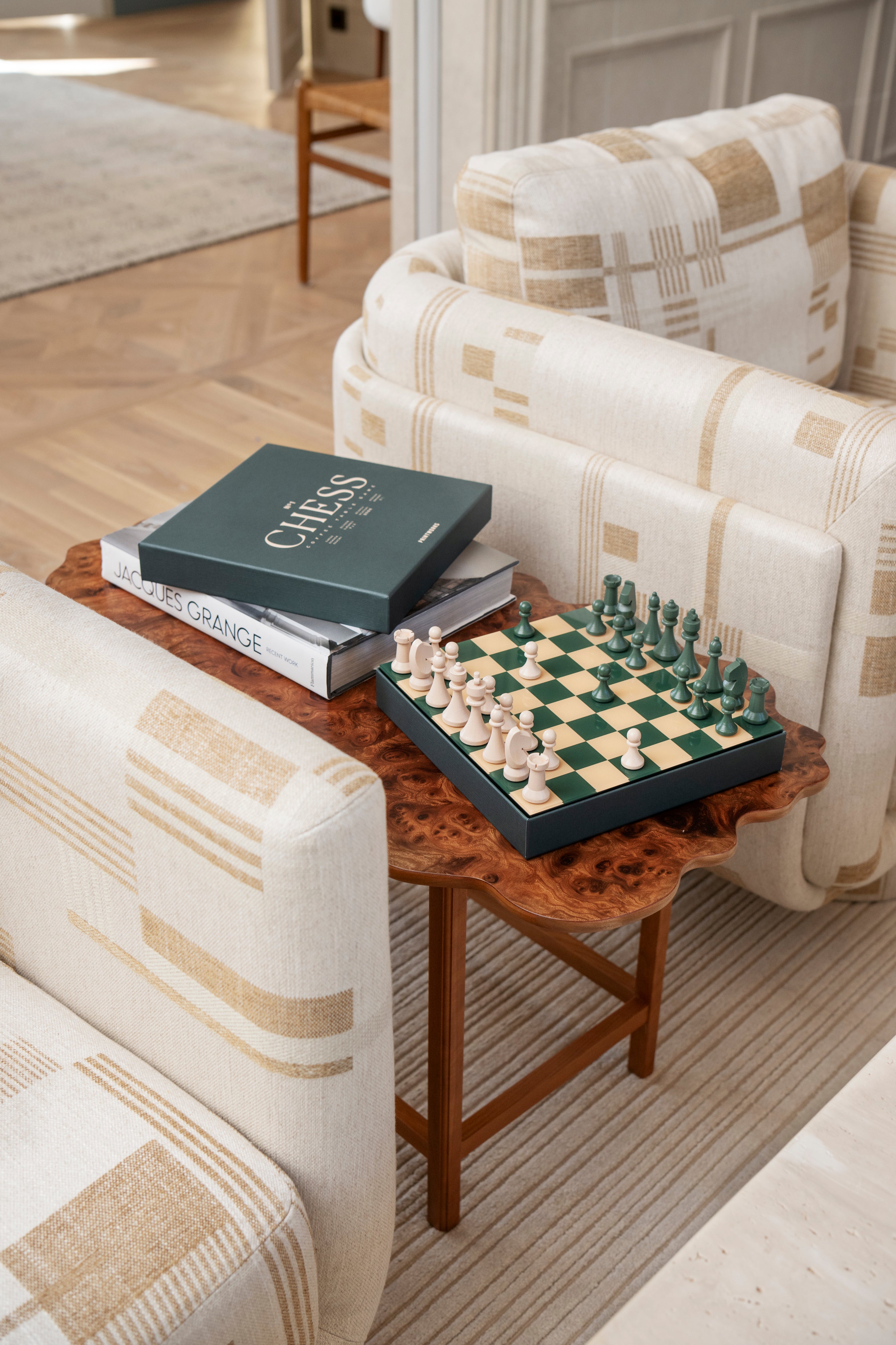 Sada na šachy CHESS CLASSIC zelená