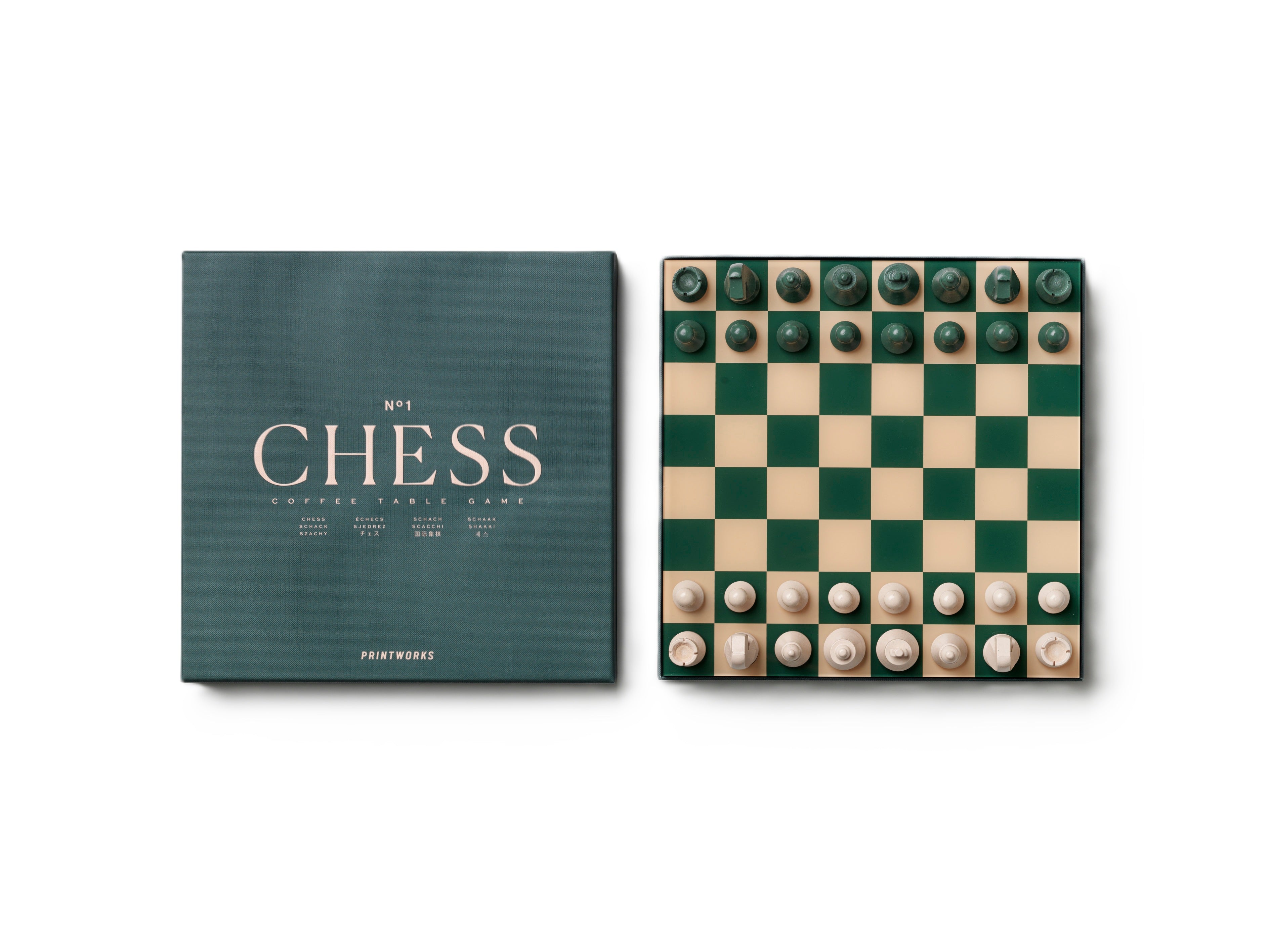 Sada na šachy CHESS CLASSIC zelená