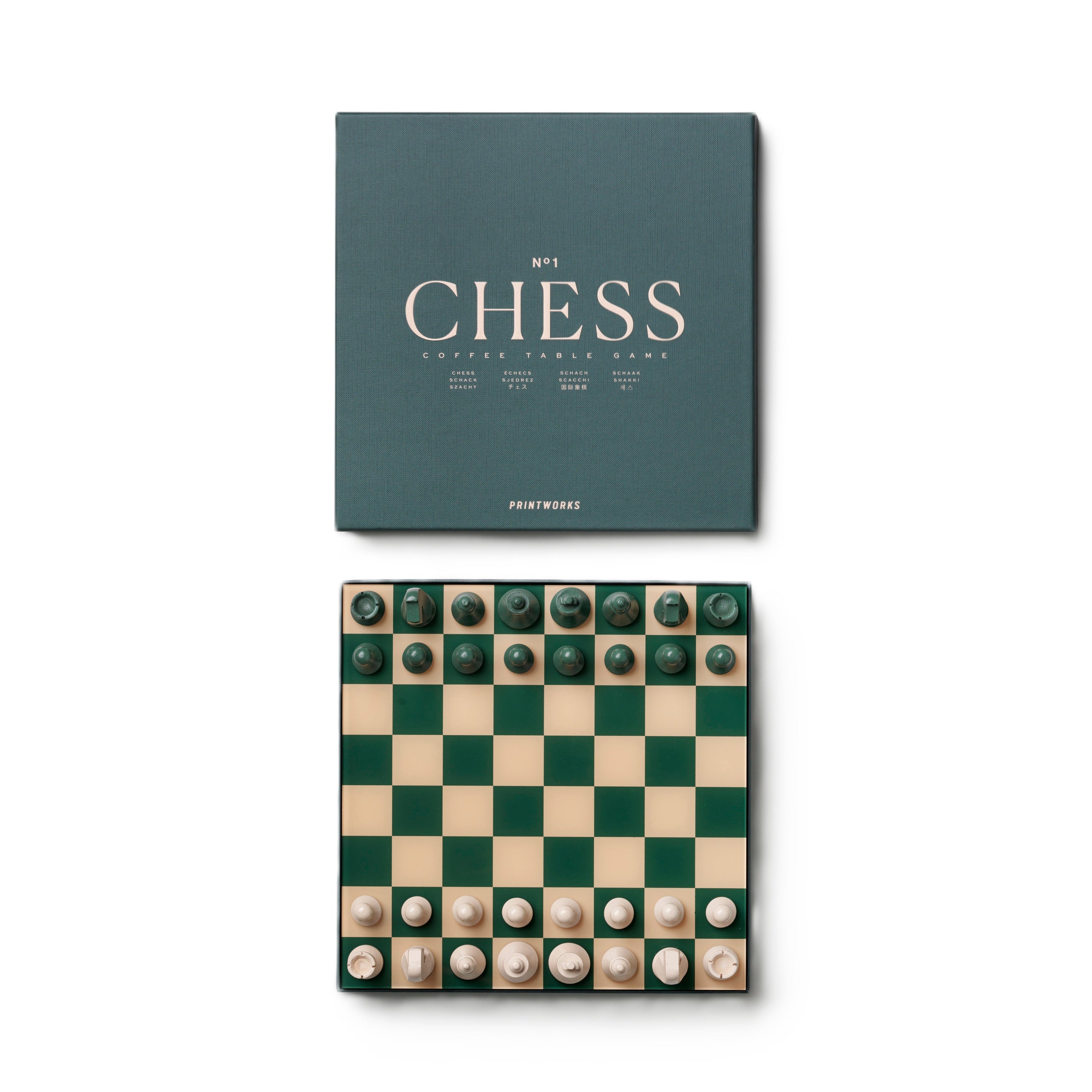 Sada na šachy CHESS CLASSIC zelená