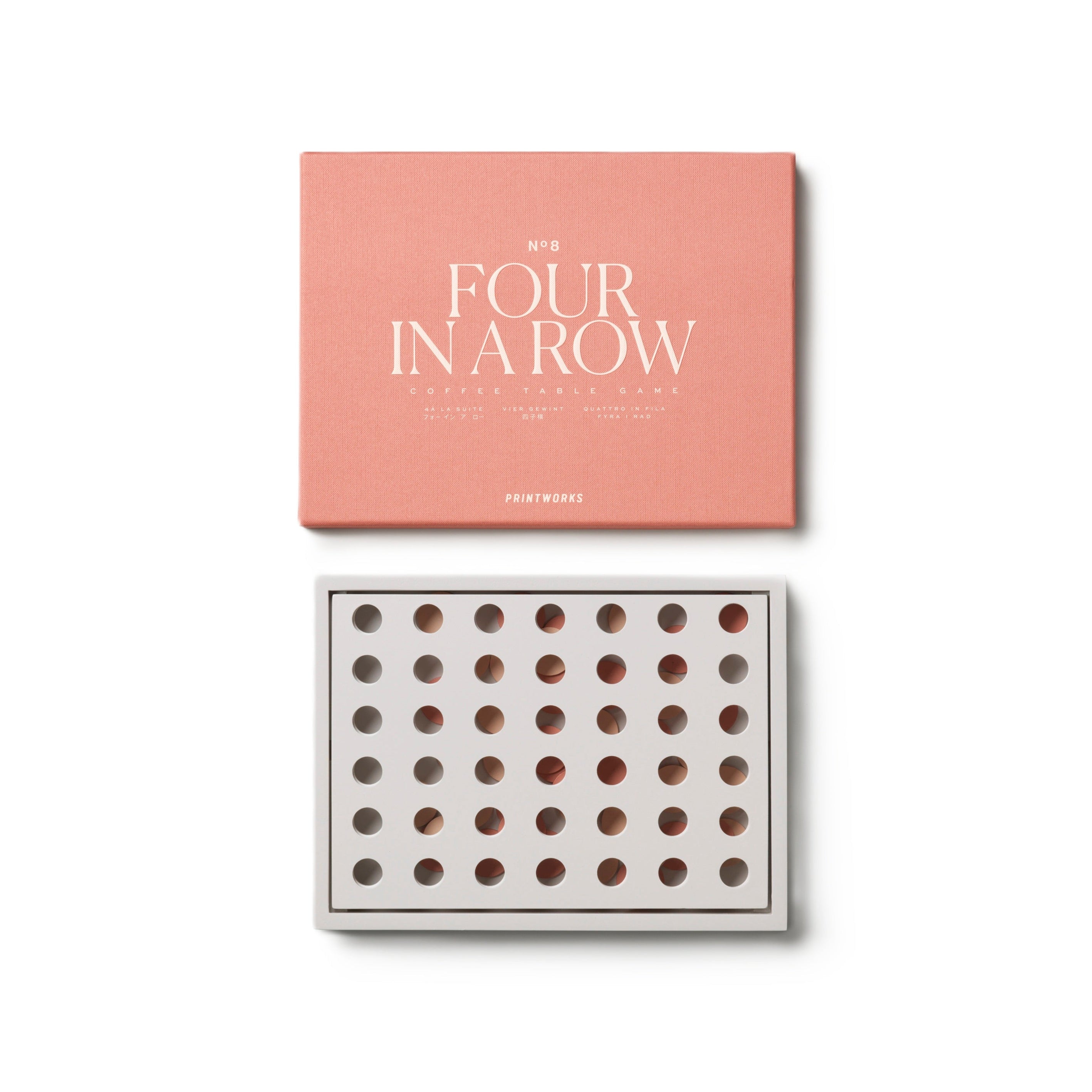 Strategická hra ČTYŘI V ŘADĚ růžová