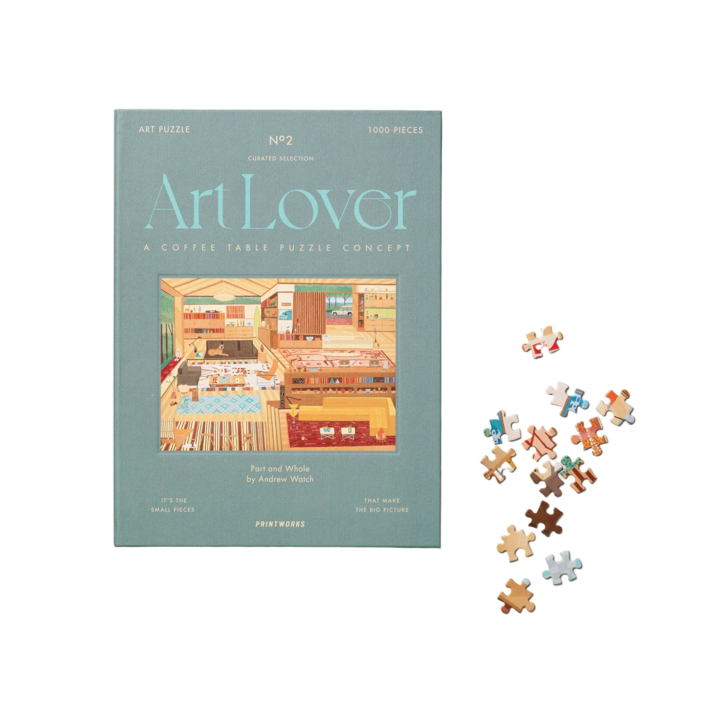 Puzzle ČÁST A CELEK modrý