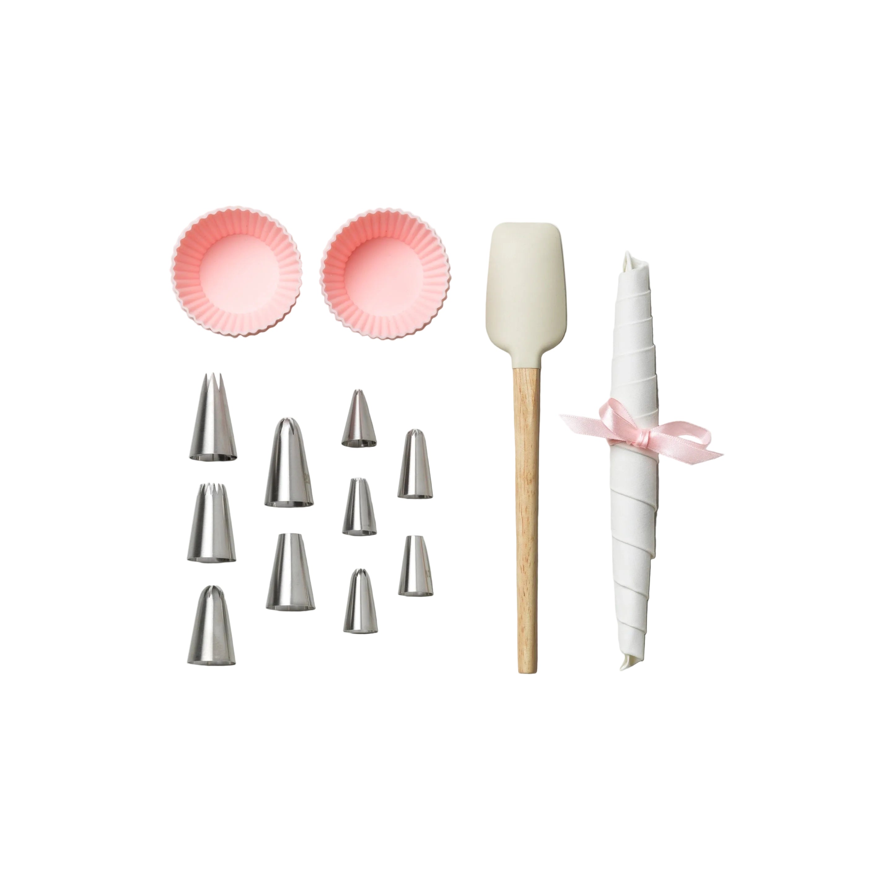 Sada na pečení cupcakes CUPCAKE TOOLS růžová