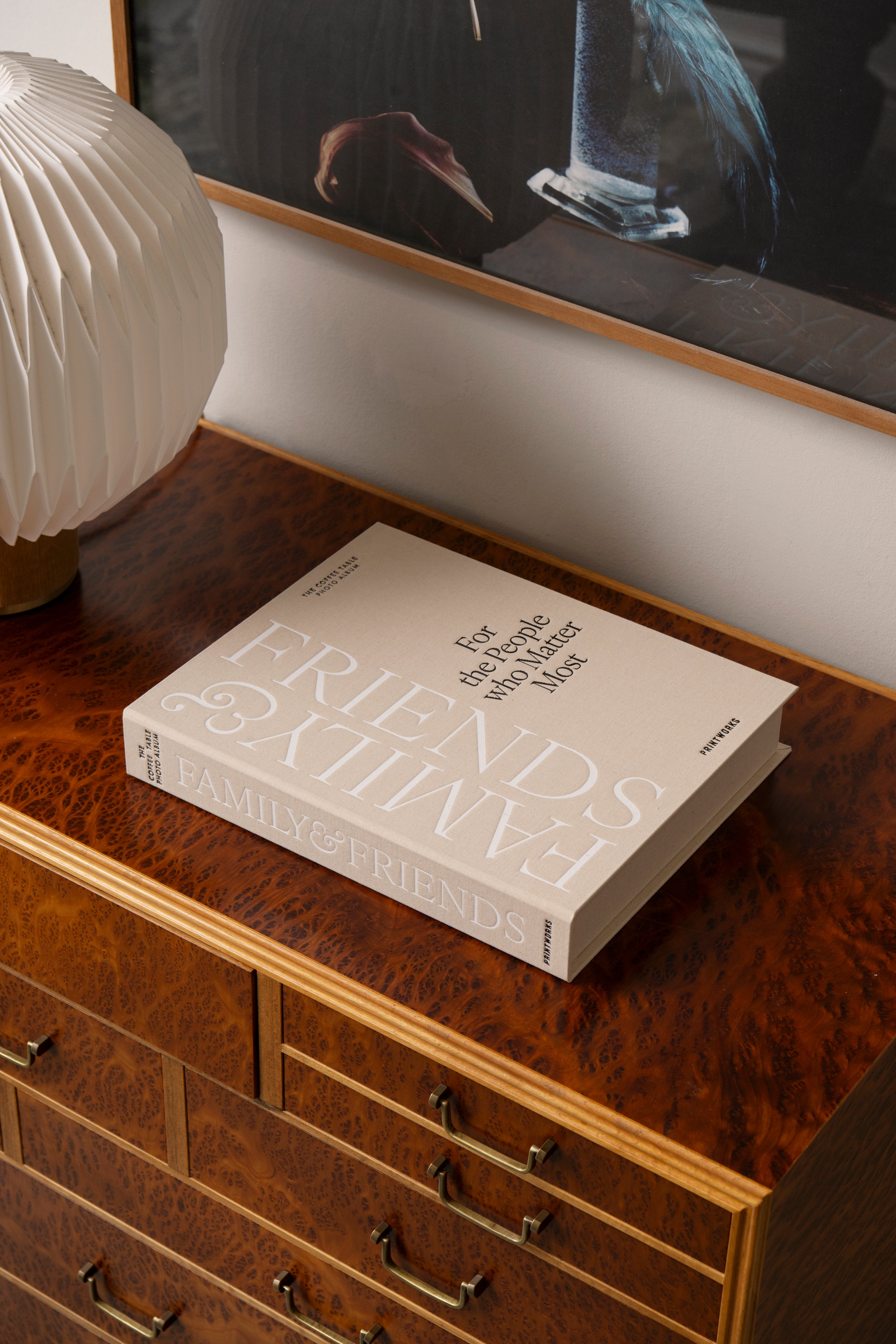 FAMILY AND FRIENDS photo album beige