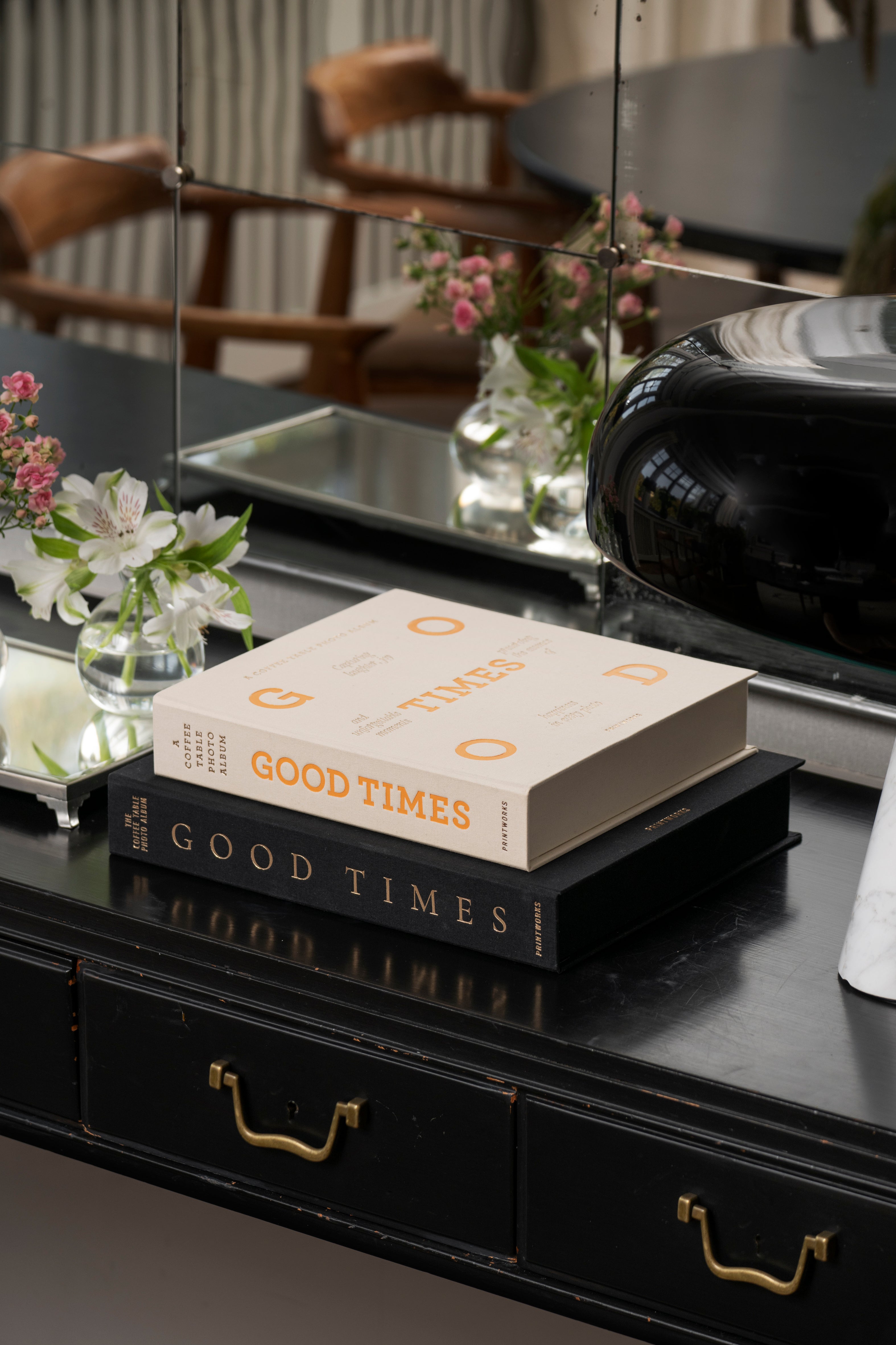 Fotoalbum GOOD TIMES béžové s oranžovým