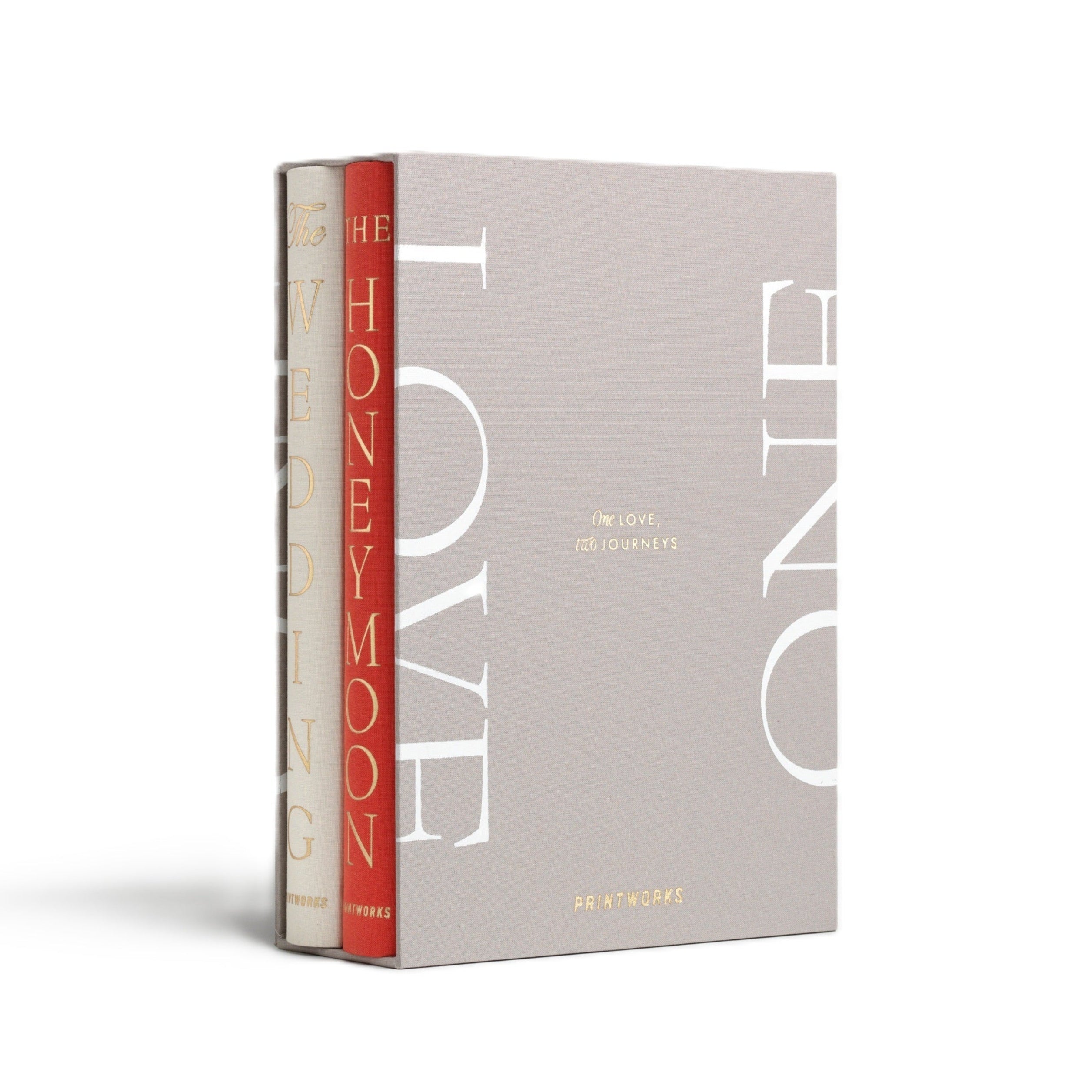 Sada alb na fotografie ONE LOVE béžová s červenou