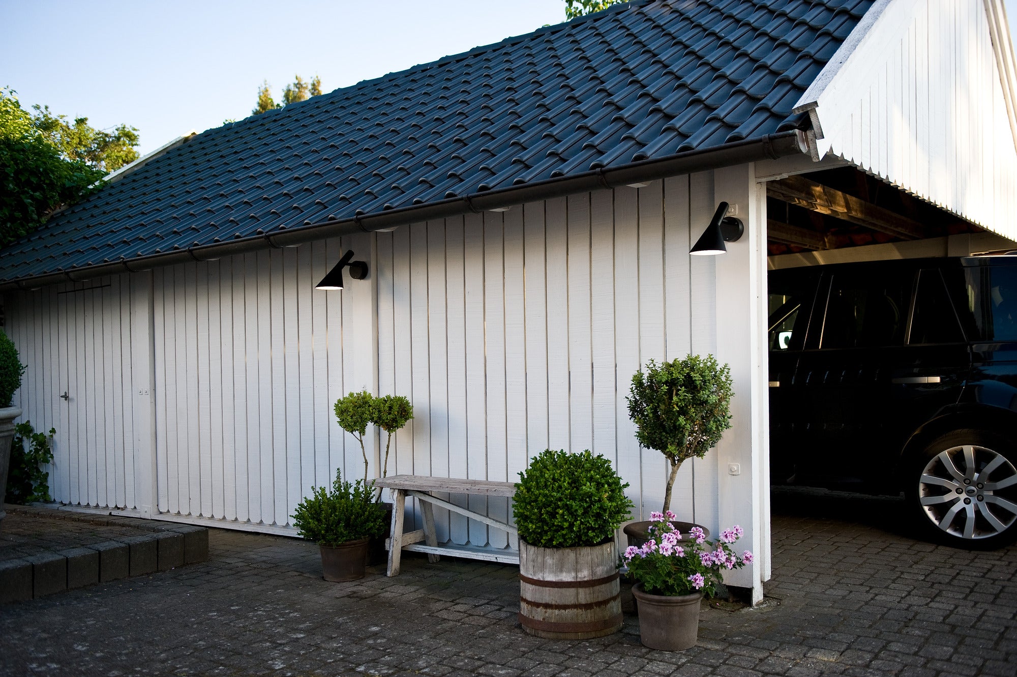 Venkovní nástěnná lampa AJ 50 černá