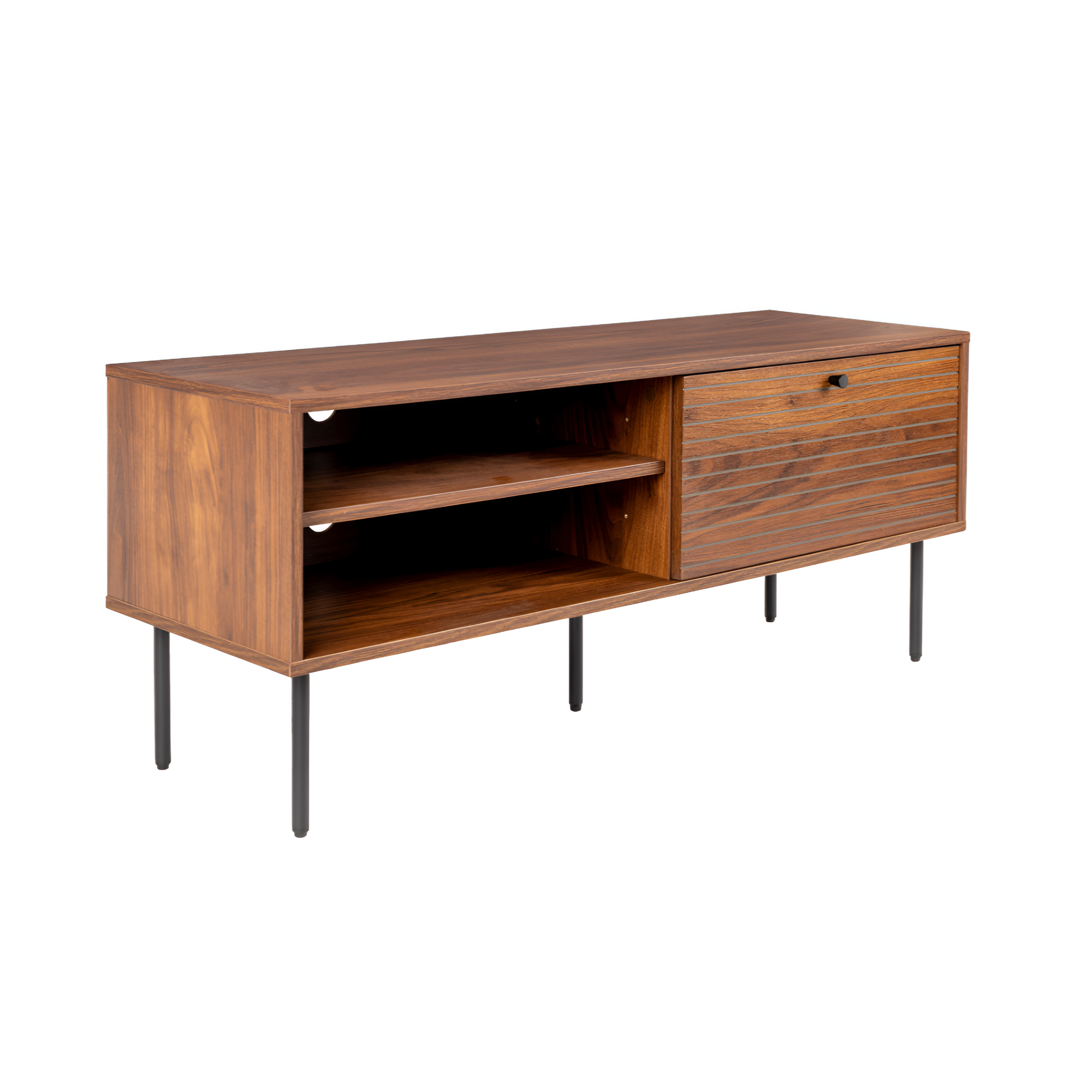 Televizní stolek STRIPES hnědý