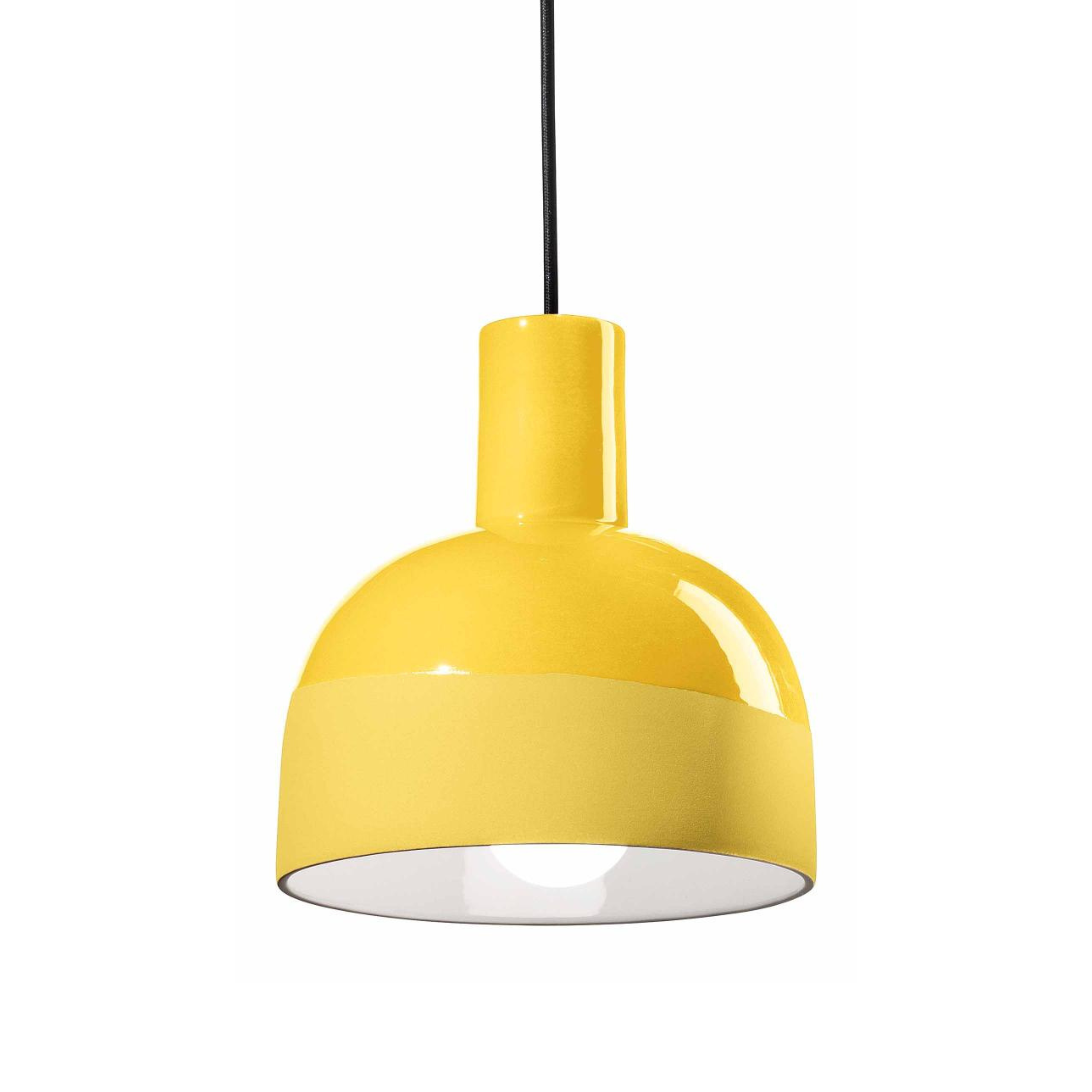 Závěsná keramická lampa CAXIXI žlutá