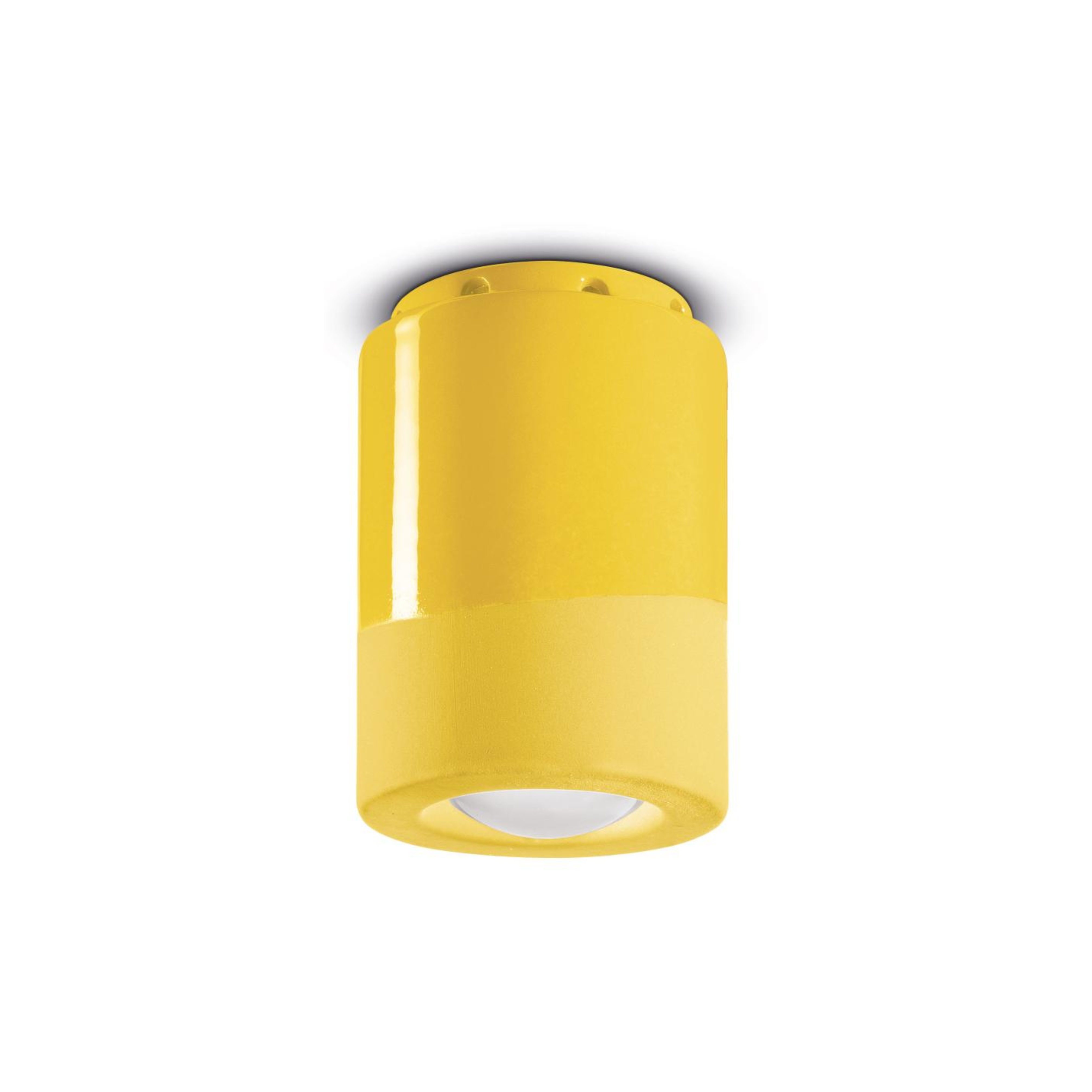 Ceramic spot lamp PI yellow