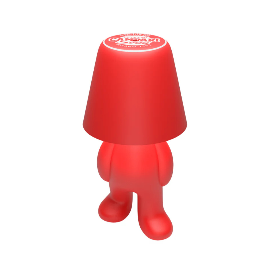 Portable lamp SWEET BROTHERS TOM - CAMPARI red