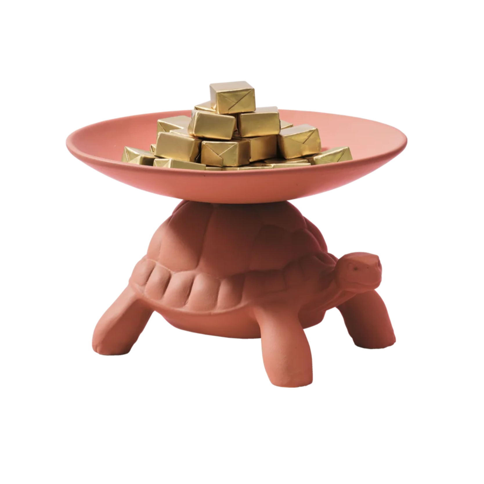 Tác TURTLE CARRY terakota