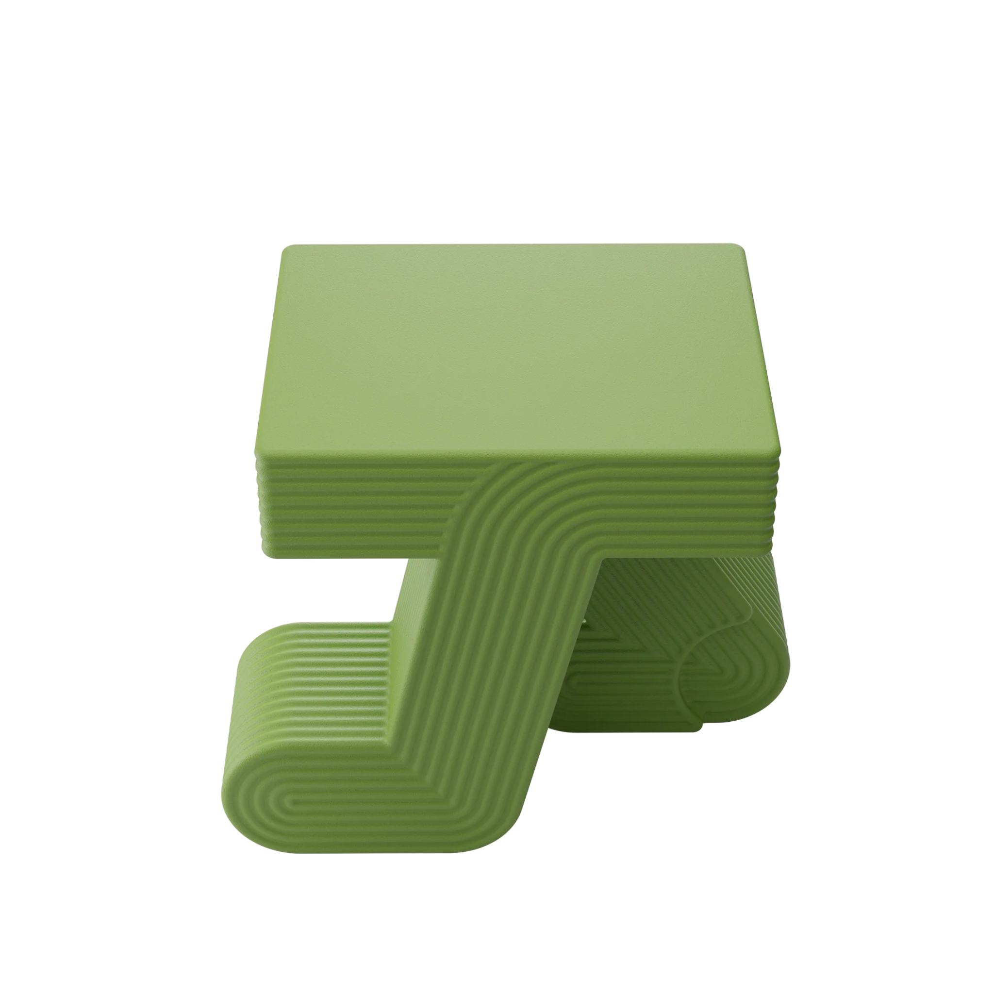 WALKING green garden side table