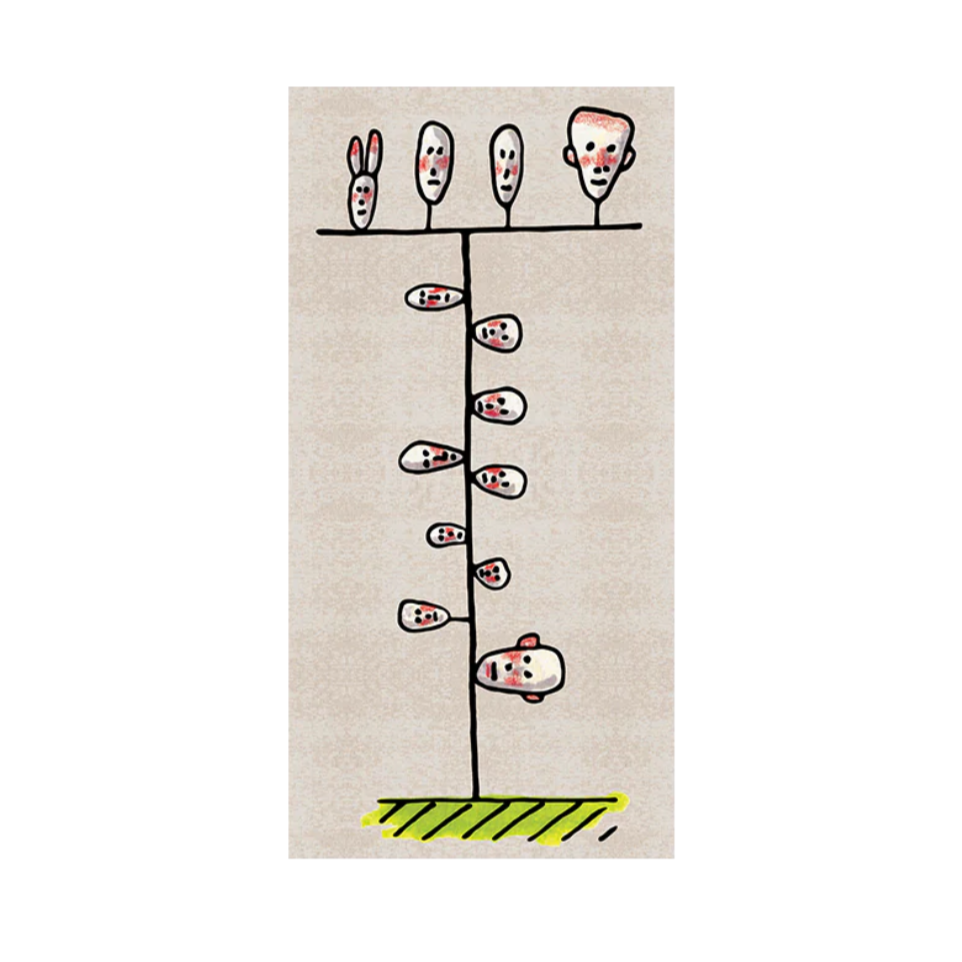 Koberec FAMILY TREE béžový